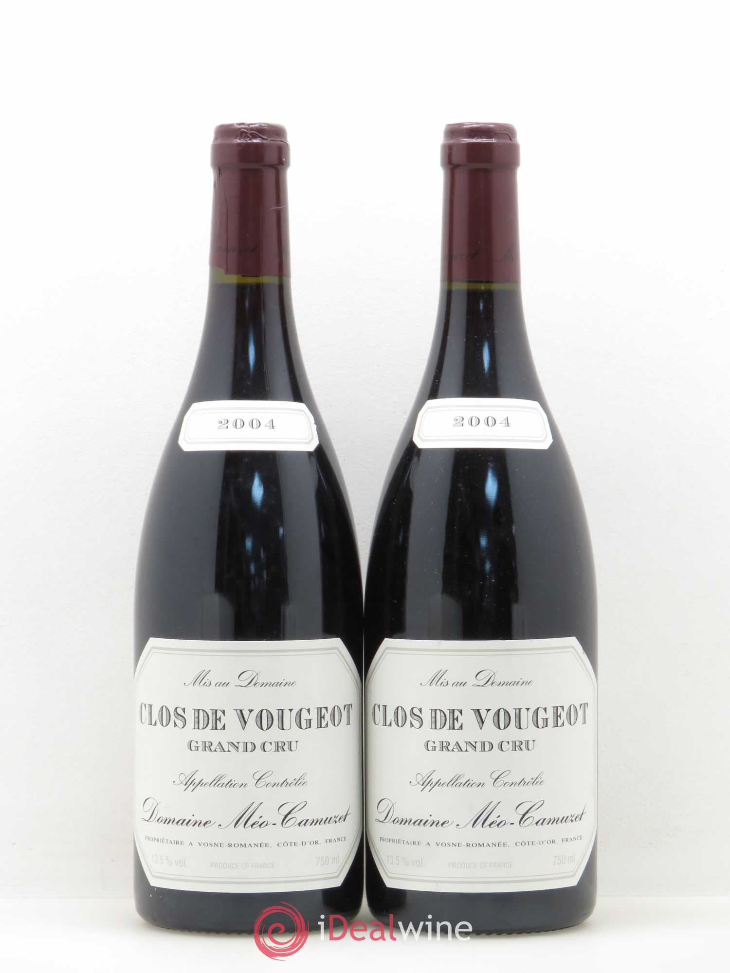 Clos de Vougeot Grand Cru Méo-Camuzet (Domaine) 2004 - Lot de 2 bouteilles - 0