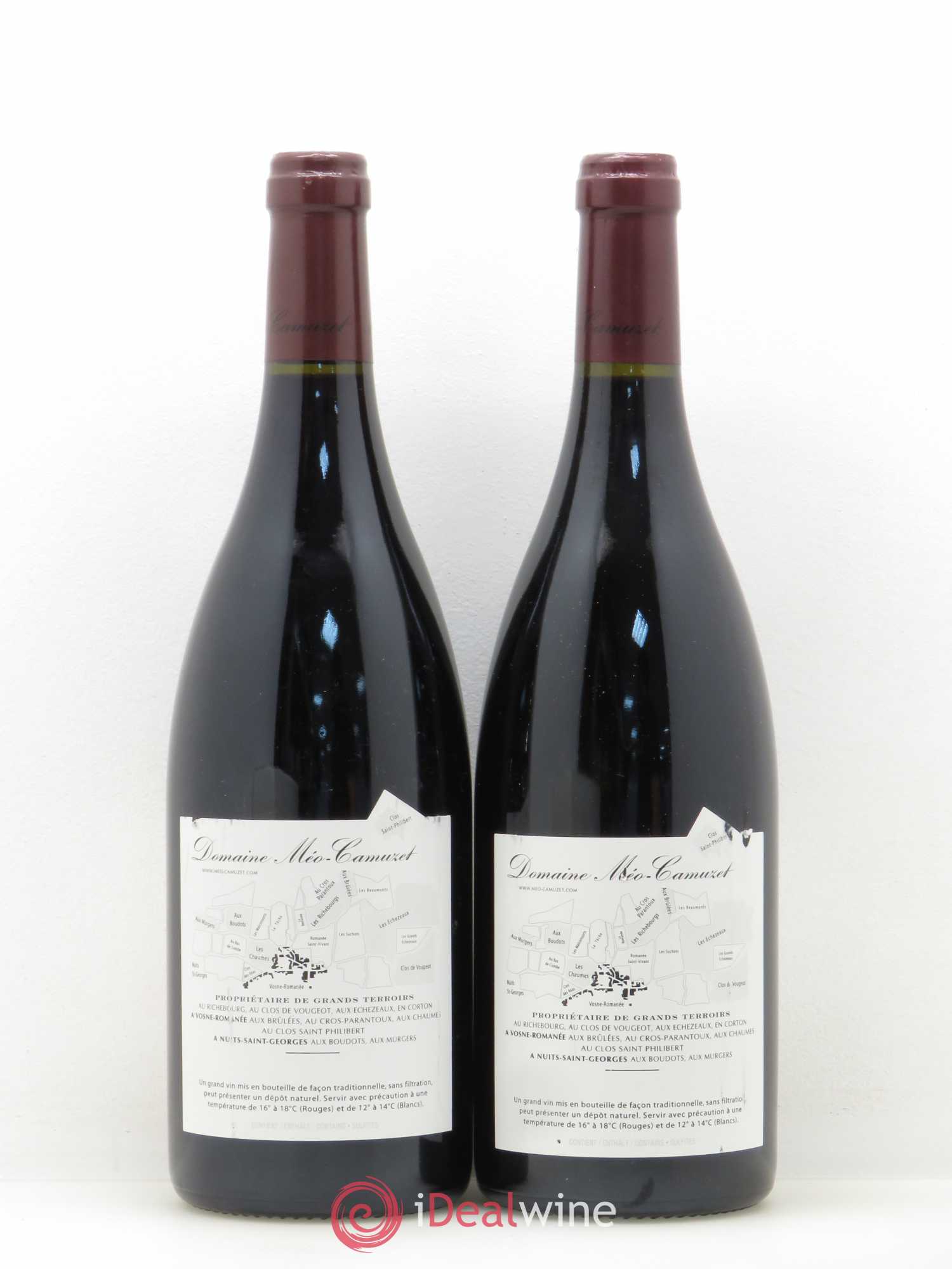 Corton Grand Cru Clos Rognet Méo-Camuzet (Domaine) 2005 - Lot de 2 bouteilles - 1