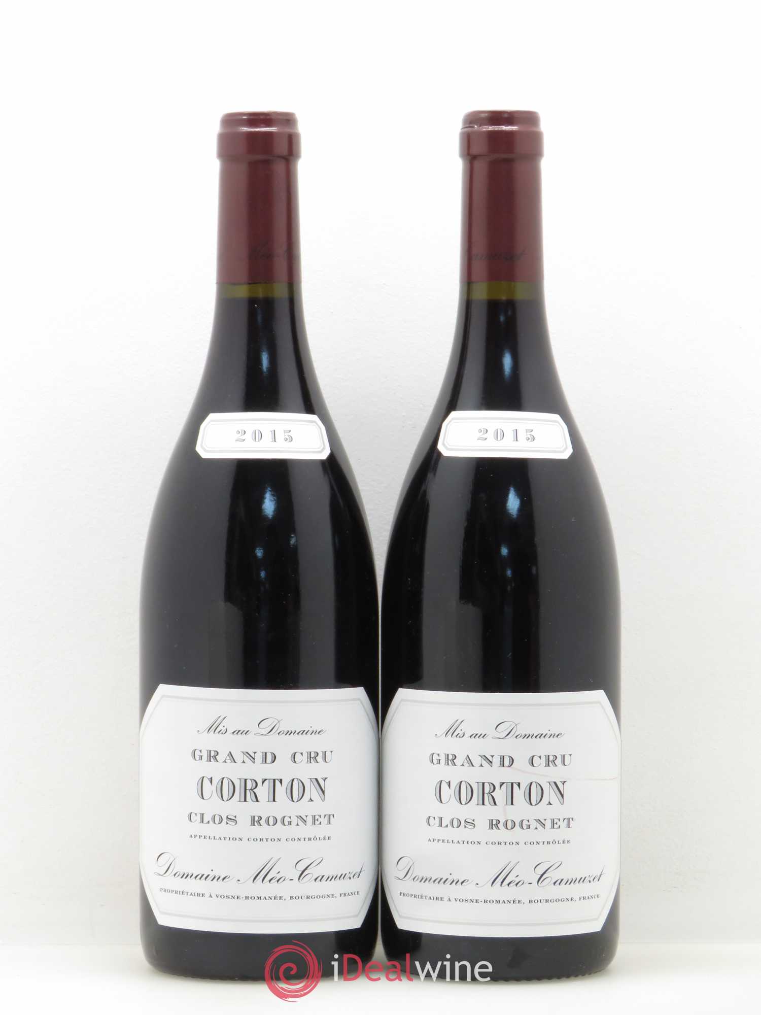 Corton Grand Cru Clos Rognet Méo-Camuzet (Domaine) 2015 - Lot de 2 bouteilles - 0
