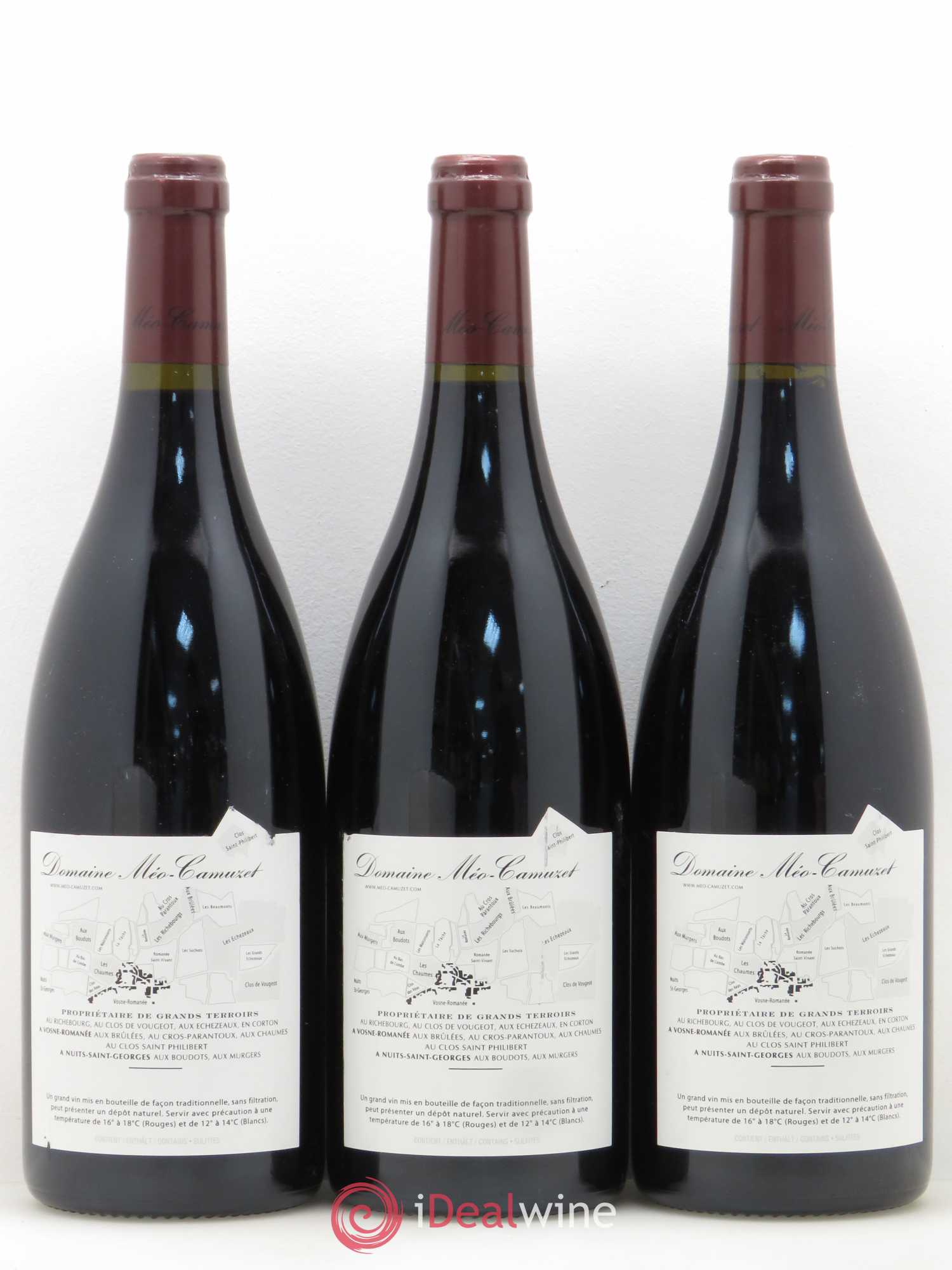 Vosne-Romanée 1er Cru Aux Brûlées Méo-Camuzet (Domaine) 2005 - Lot de 3 bouteilles - 1