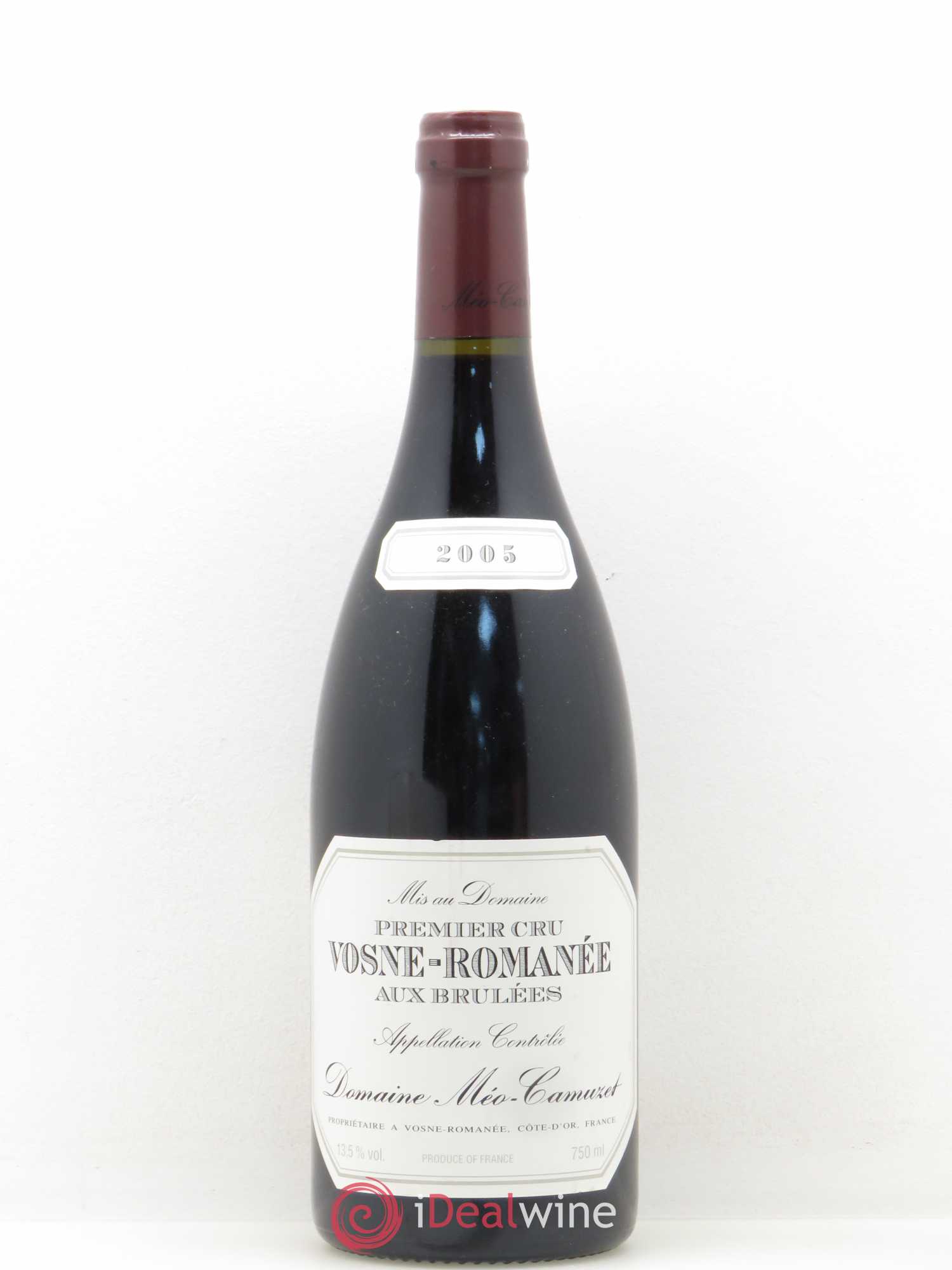 Vosne-Romanée 1er Cru Aux Brûlées Méo-Camuzet (Domaine) 2005 - Lot de 1 bouteille - 0