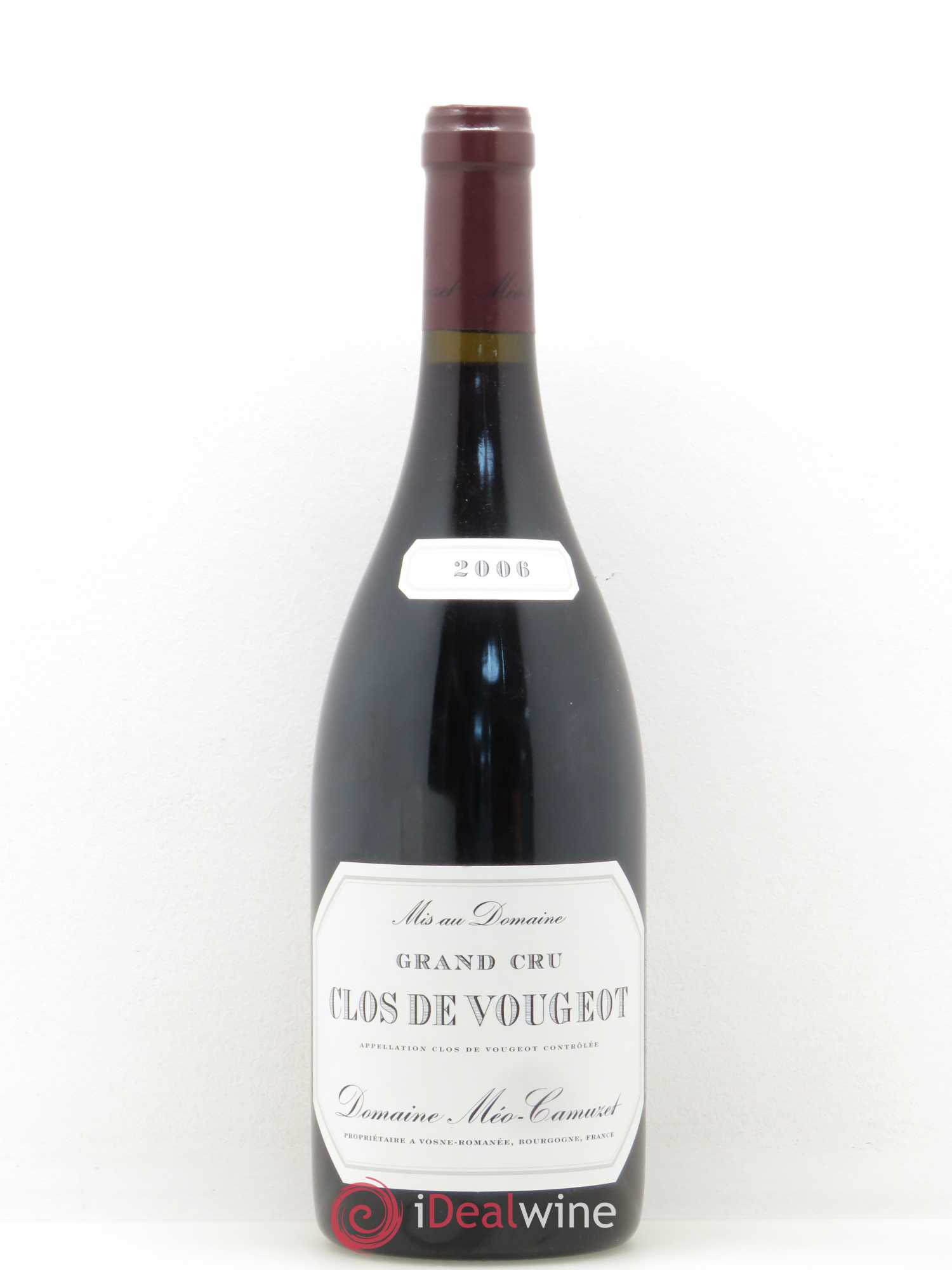 Clos de Vougeot Grand Cru Méo-Camuzet (Domaine) 2006 - Lot de 1 bouteille - 0