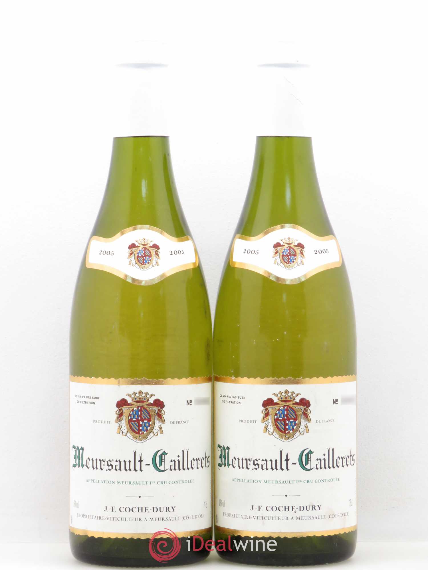 Meursault 1er Cru Caillerets Coche Dury (Domaine) 2005 - Lot de 2 bouteilles - 0