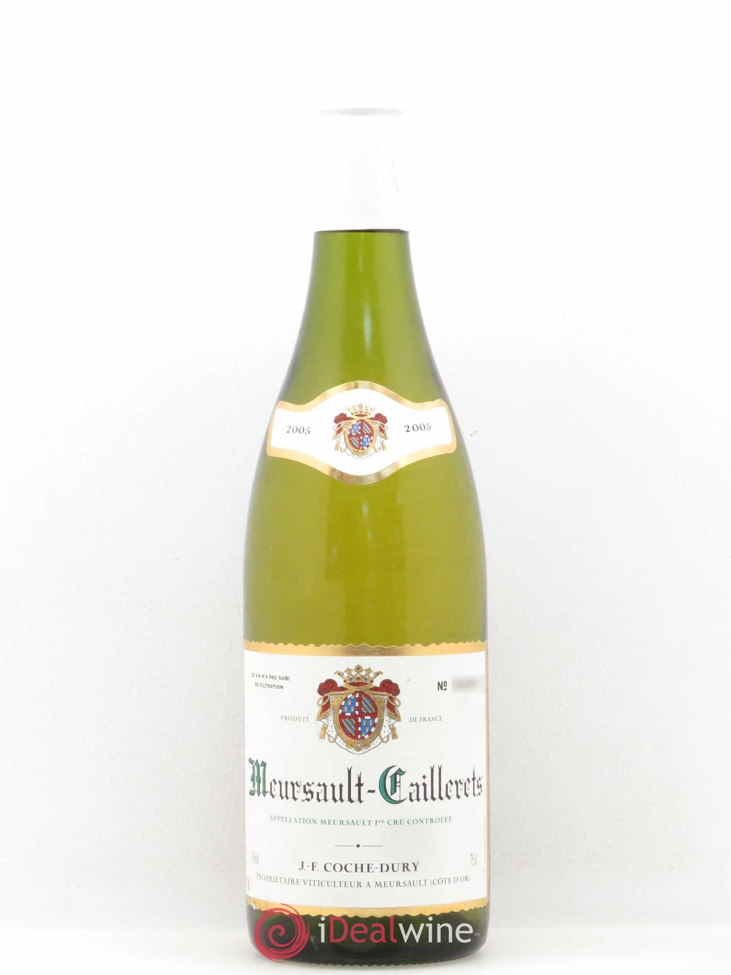 Meursault 1er Cru Caillerets Coche Dury (Domaine) 2005 - Lot de 1 bouteille - 0