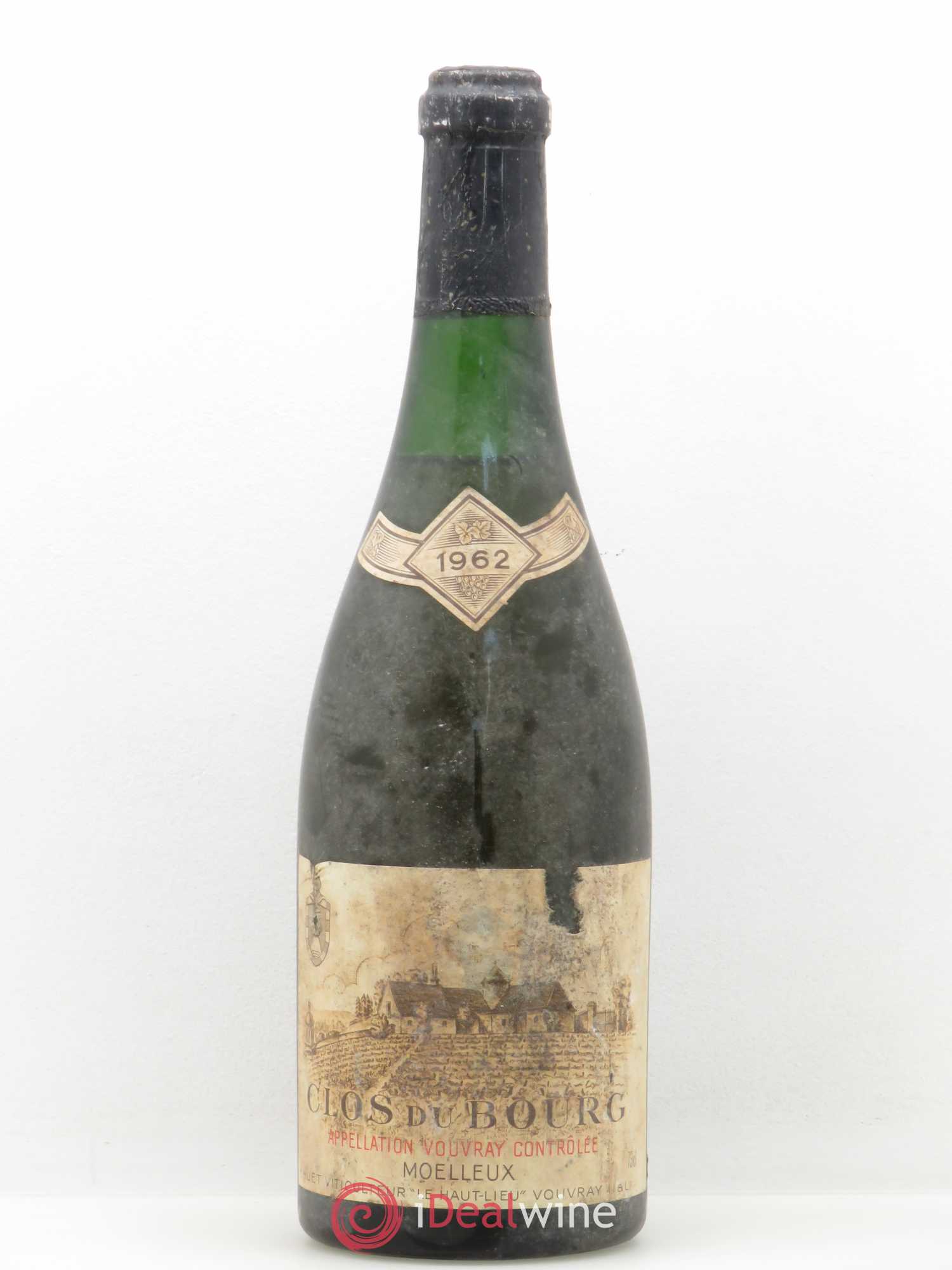 Vouvray Clos du Bourg Moelleux Domaine Huet 1962 - Lotto di 1 bottiglia - 0