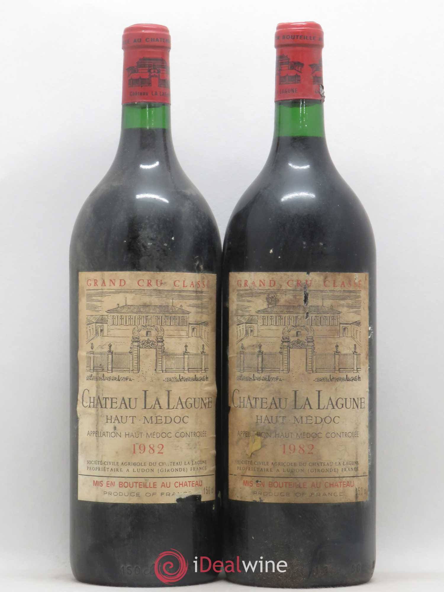 Château la Lagune 3ème Grand Cru Classé 1982 - Lot de 2 magnums - 0