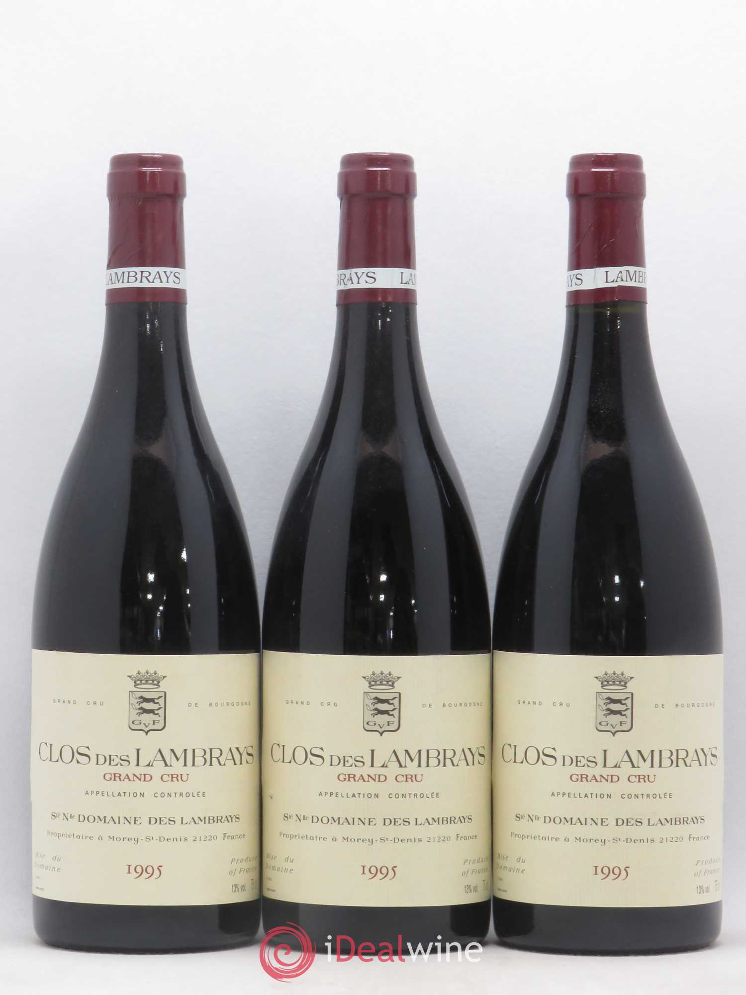 Clos des Lambrays Grand Cru Domaine des Lambrays 1995 - Lot de 12 bouteilles - 1