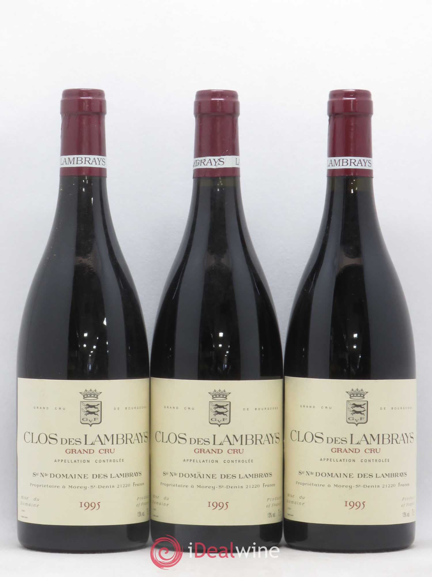 Clos des Lambrays Grand Cru Domaine des Lambrays 1995 - Lot de 12 bouteilles - 2
