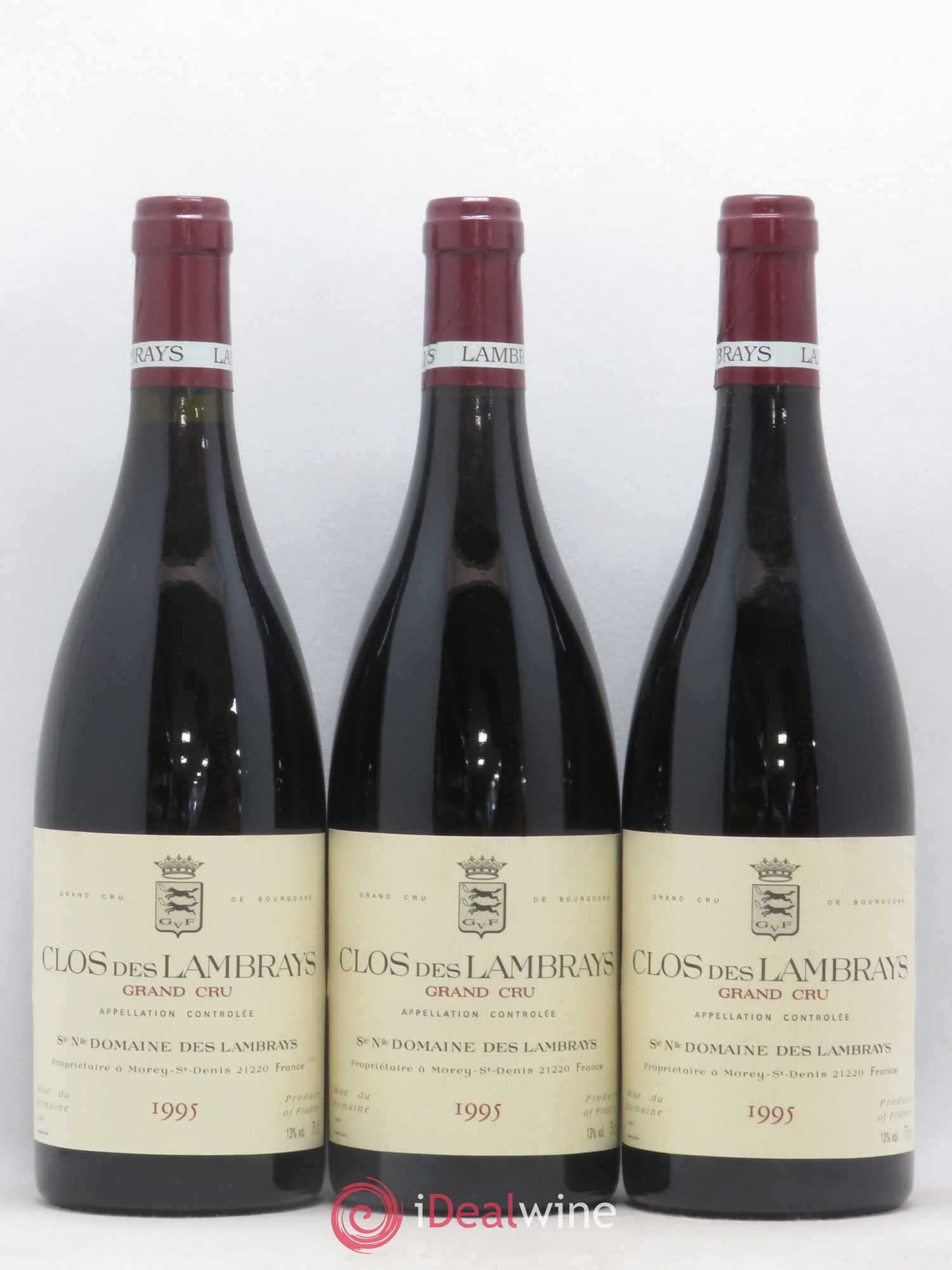 Clos des Lambrays Grand Cru Domaine des Lambrays 1995 - Lot de 12 bouteilles - 3