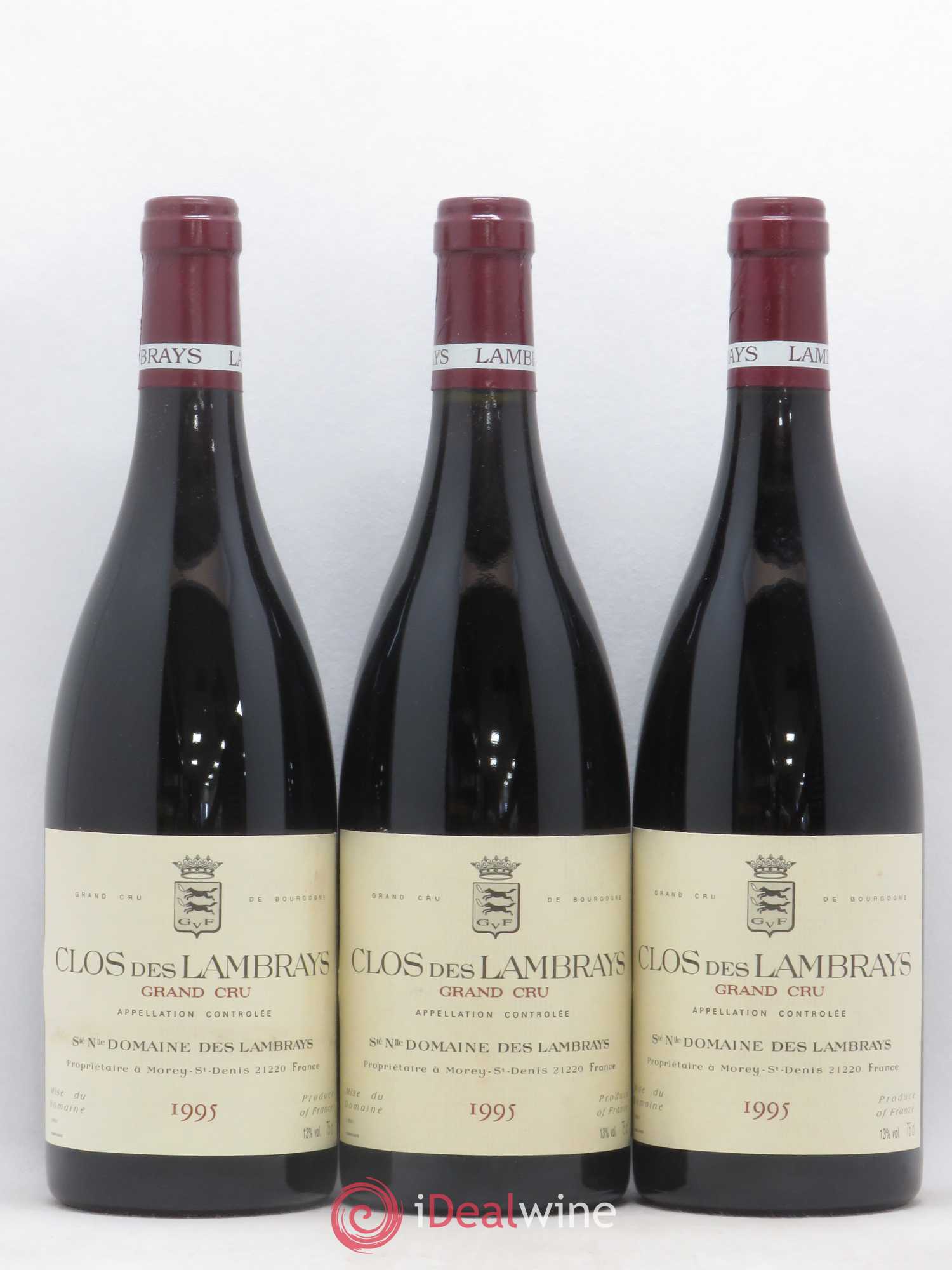 Clos des Lambrays Grand Cru Domaine des Lambrays 1995 - Lot de 12 bouteilles - 4