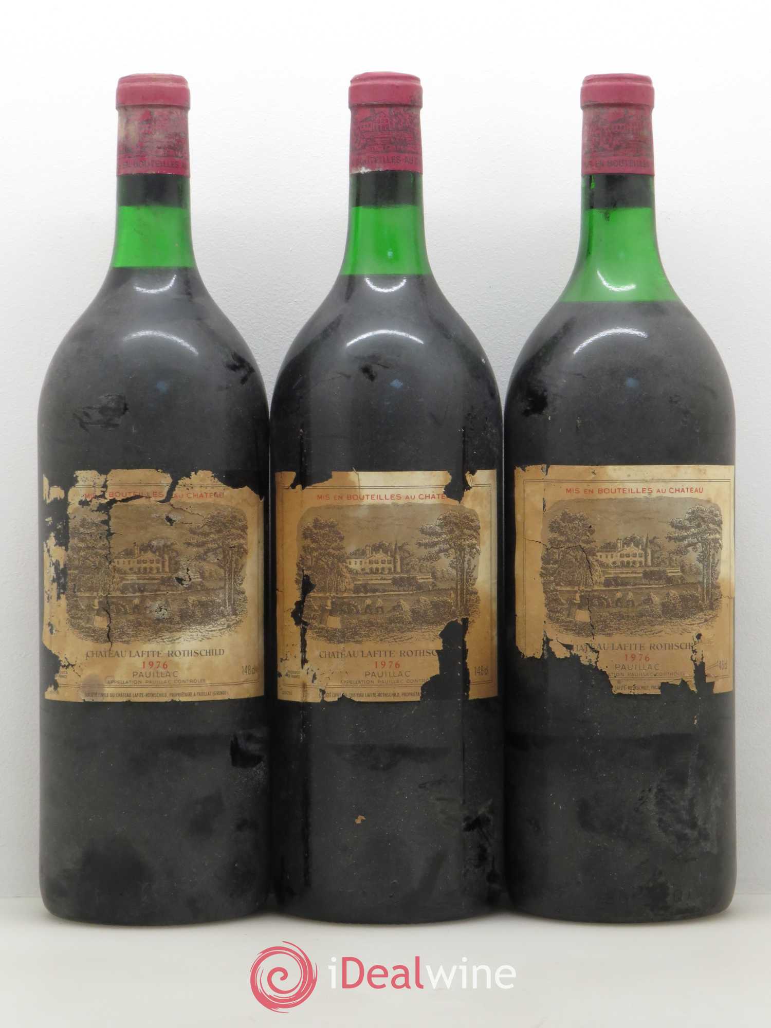 Château Lafite Rothschild 1er Grand Cru Classé 1976 - Lot de 3 magnums - 0