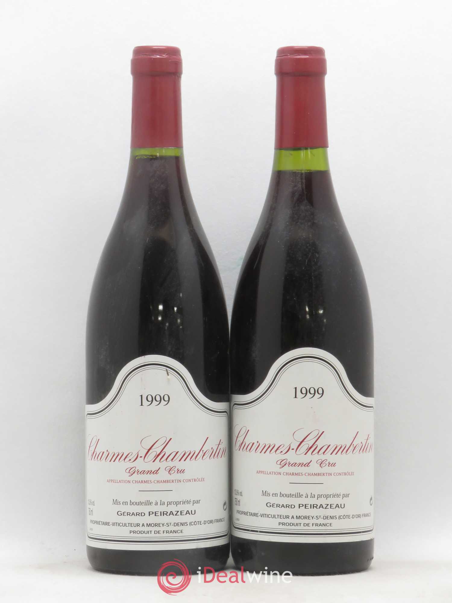 Charmes-Chambertin Grand Cru Peirazeau 1999 - Lot de 2 bouteilles - 0
