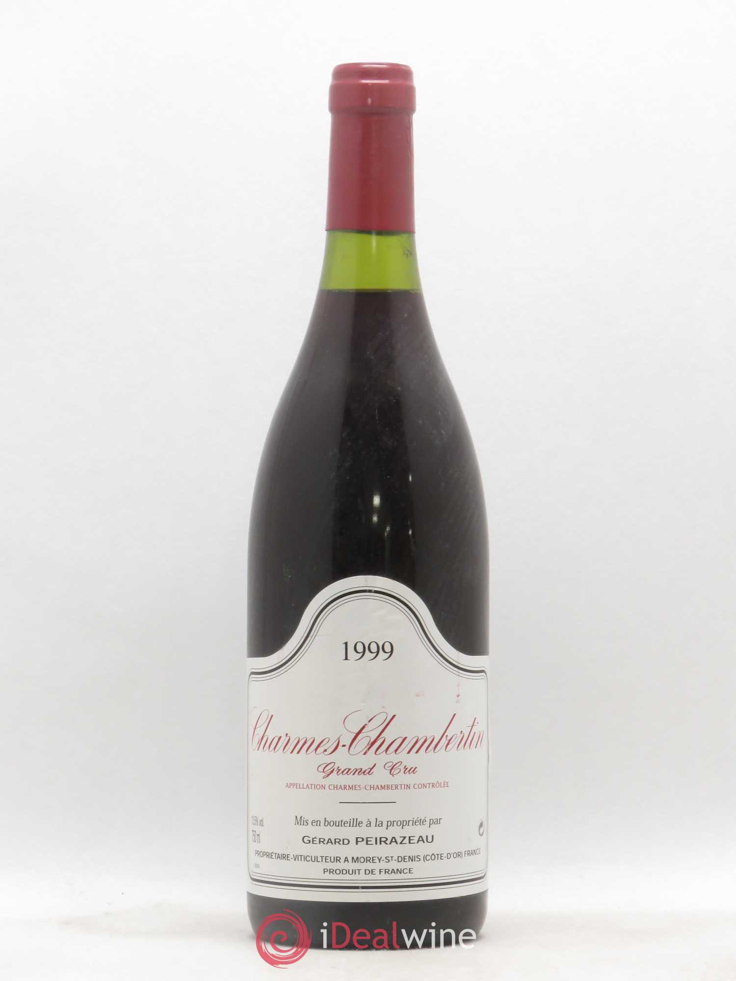 Charmes-Chambertin Grand Cru Peirazeau 1999 - Lot de 1 bouteille - 0