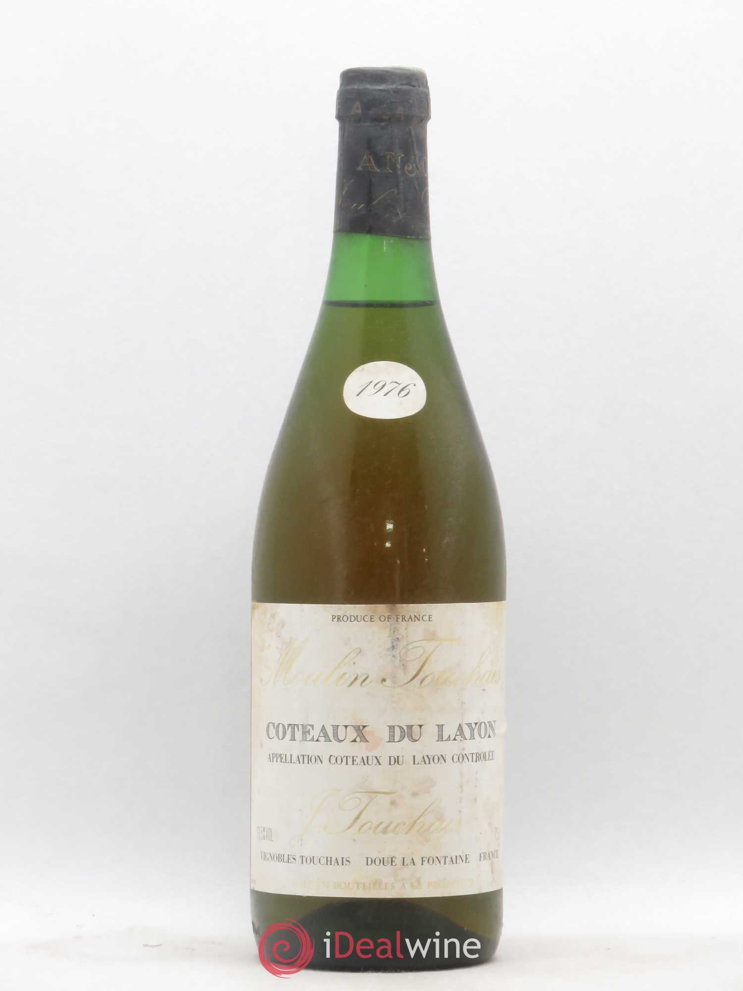 Coteaux du Layon Moulin Touchais 1976 - Posten von 1 Flasche - 0