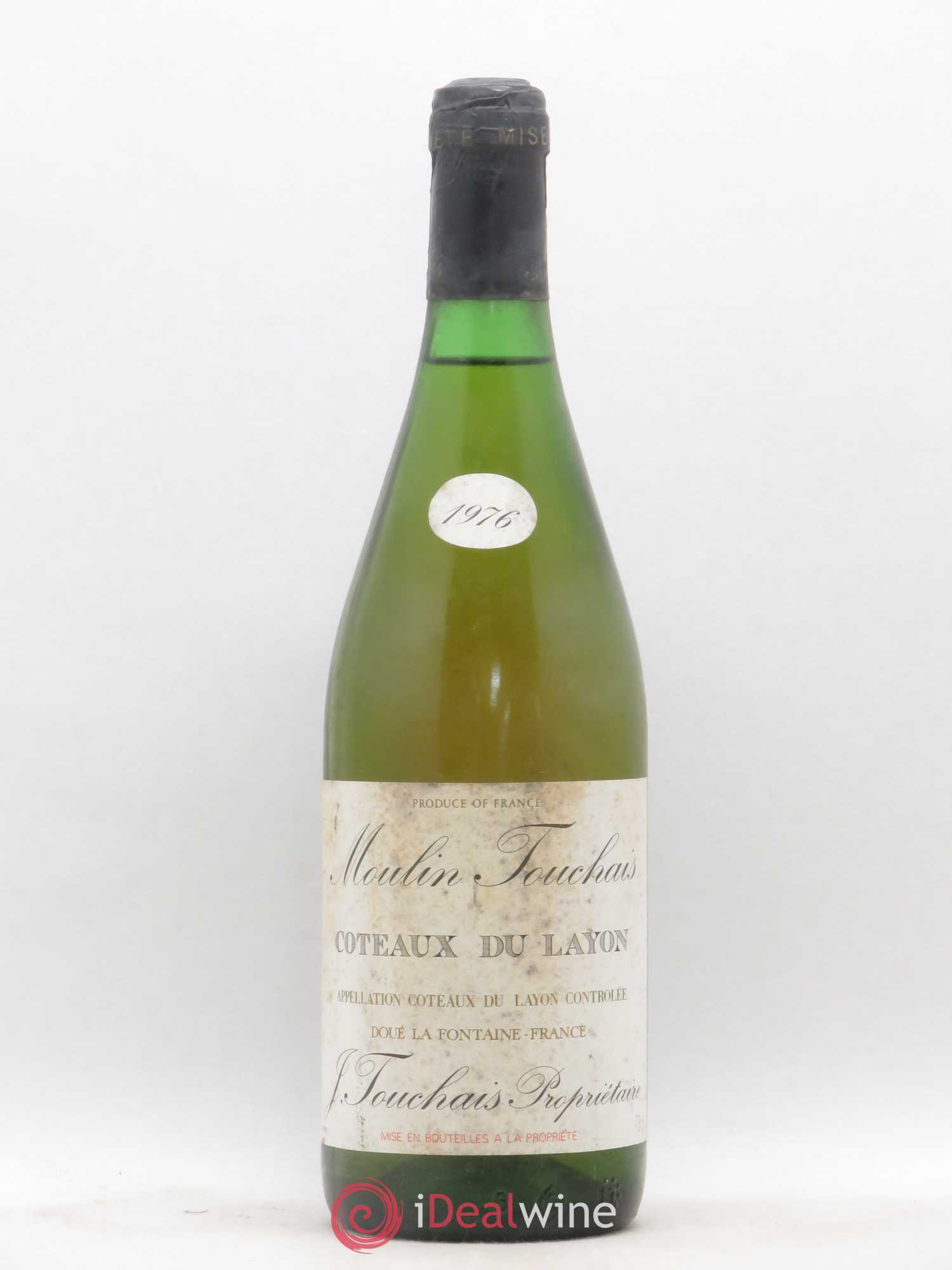 Coteaux du Layon Moulin Touchais 1976 - Posten von 1 Flasche - 0