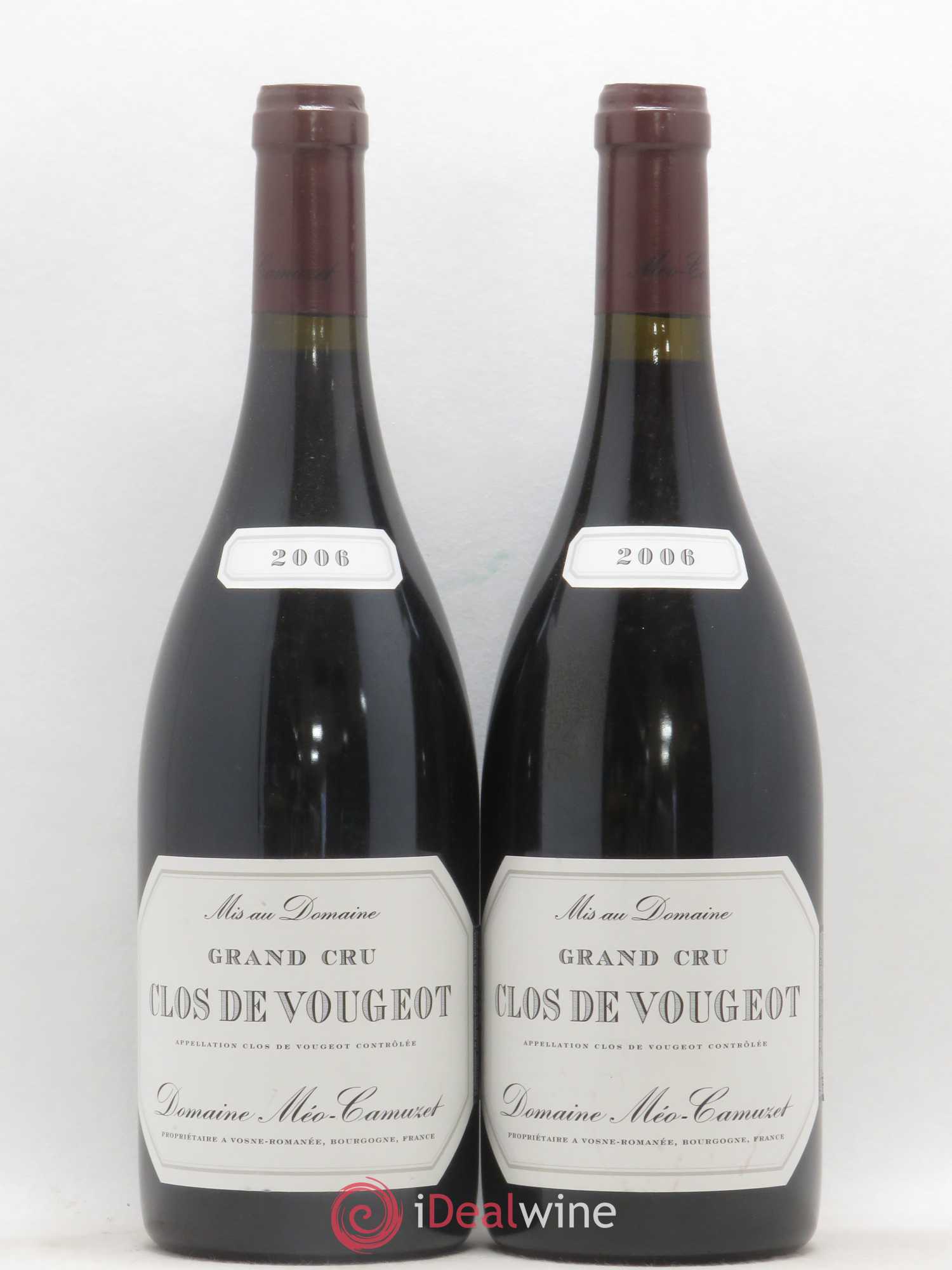 Clos de Vougeot Grand Cru Méo-Camuzet (Domaine) 2006 - Lot de 2 bouteilles - 0