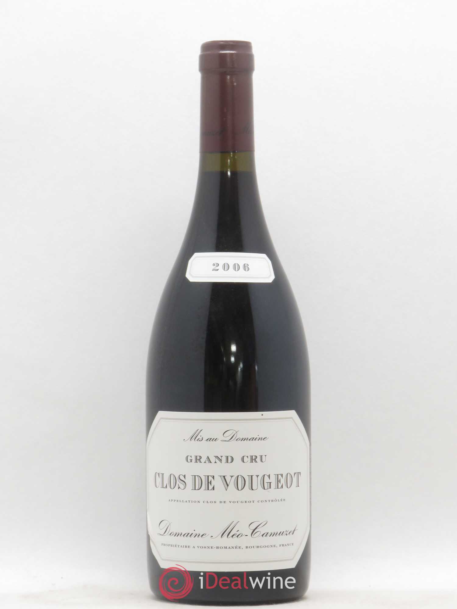 Clos de Vougeot Grand Cru Méo-Camuzet (Domaine) 2006 - Lot de 1 bouteille - 0