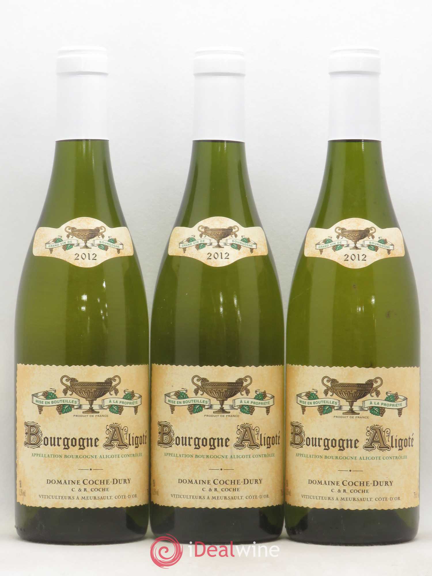 Bourgogne Aligoté Coche Dury (Domaine) 2012 - Lot de 3 bouteilles - 0