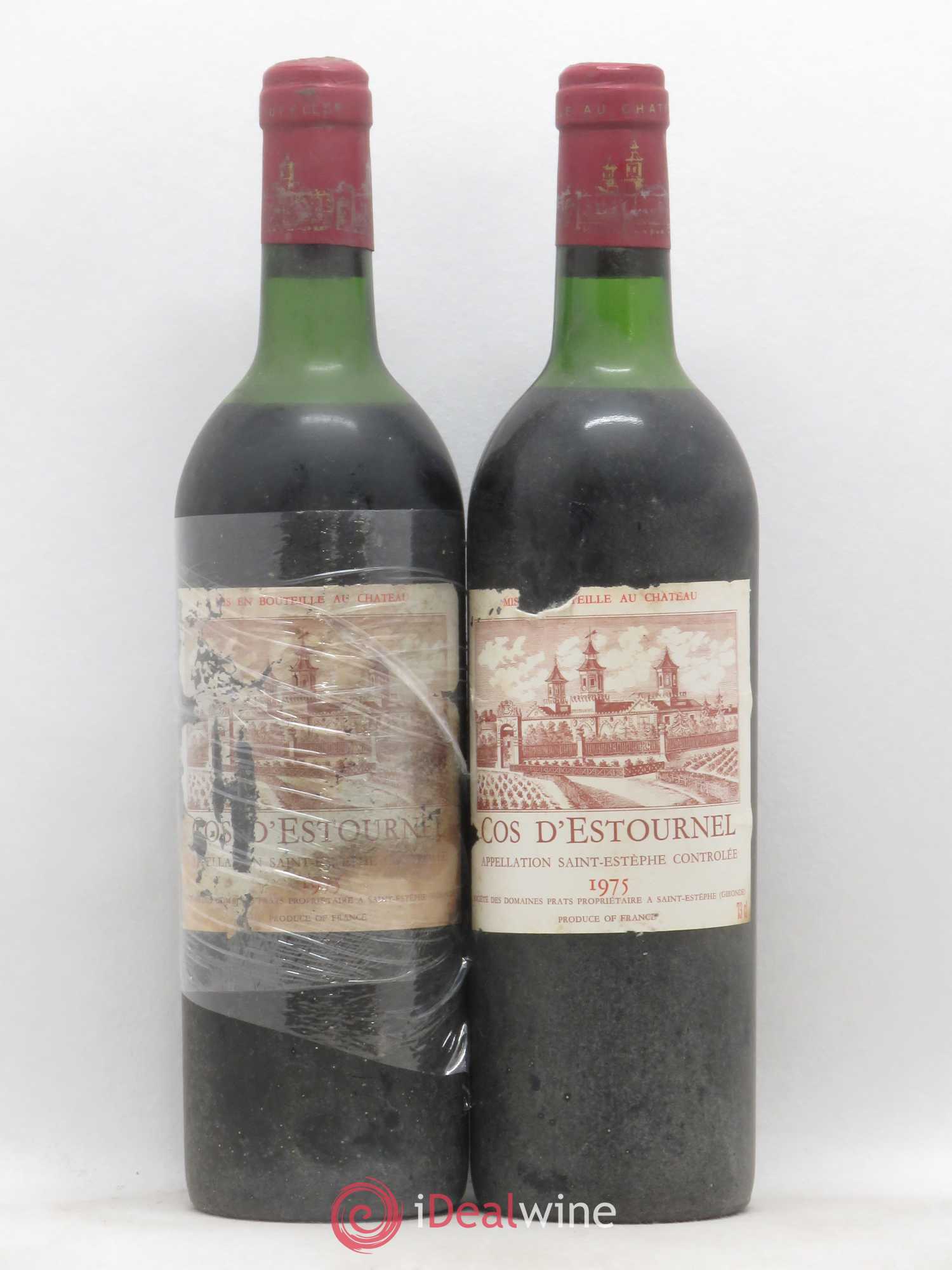 Cos d'Estournel 2ème Grand Cru Classé 1975 - Lot de 2 bouteilles - 0