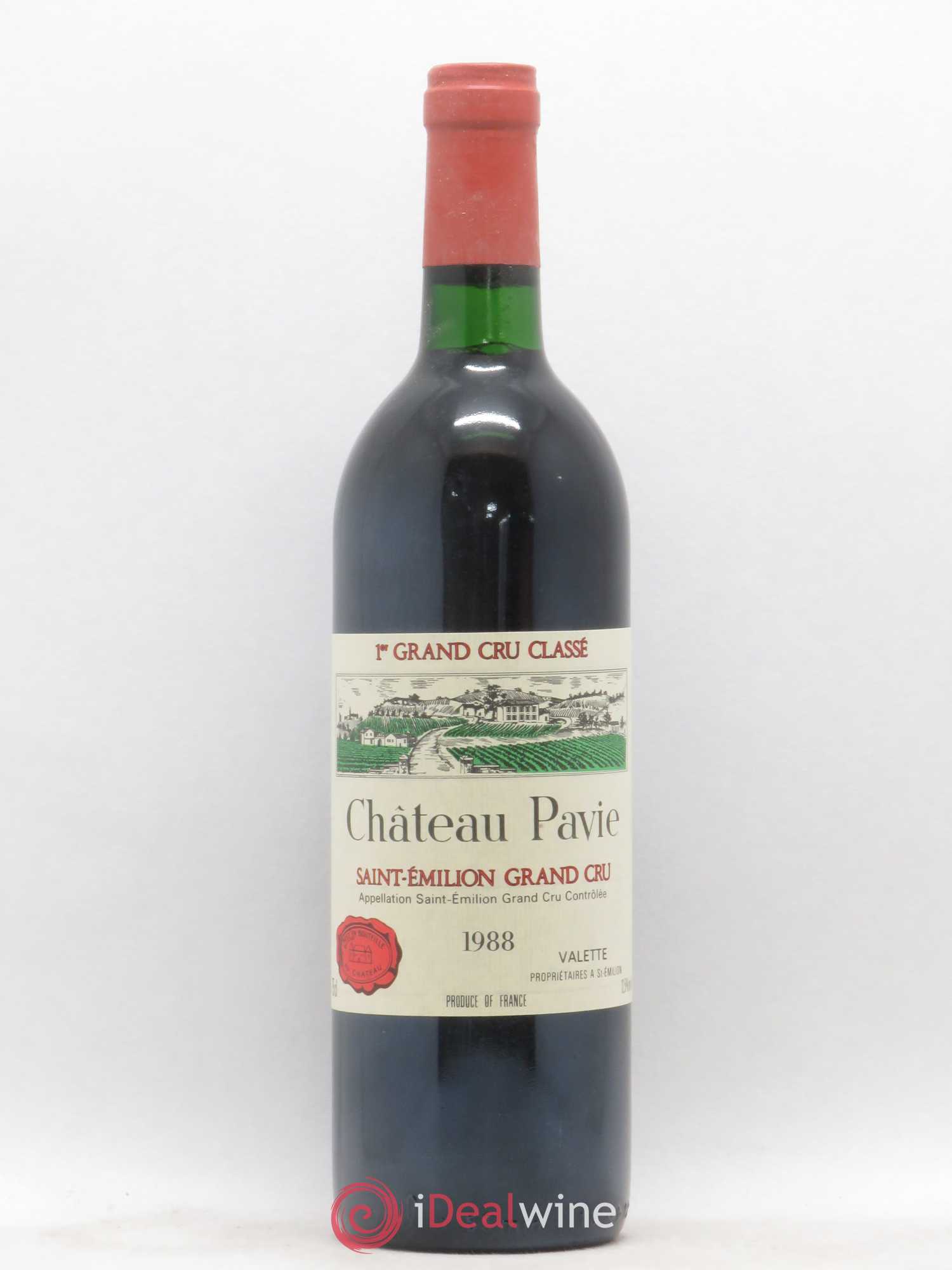 Château Pavie 1er Grand Cru Classé A 1988 - Lot de 1 bouteille - 0