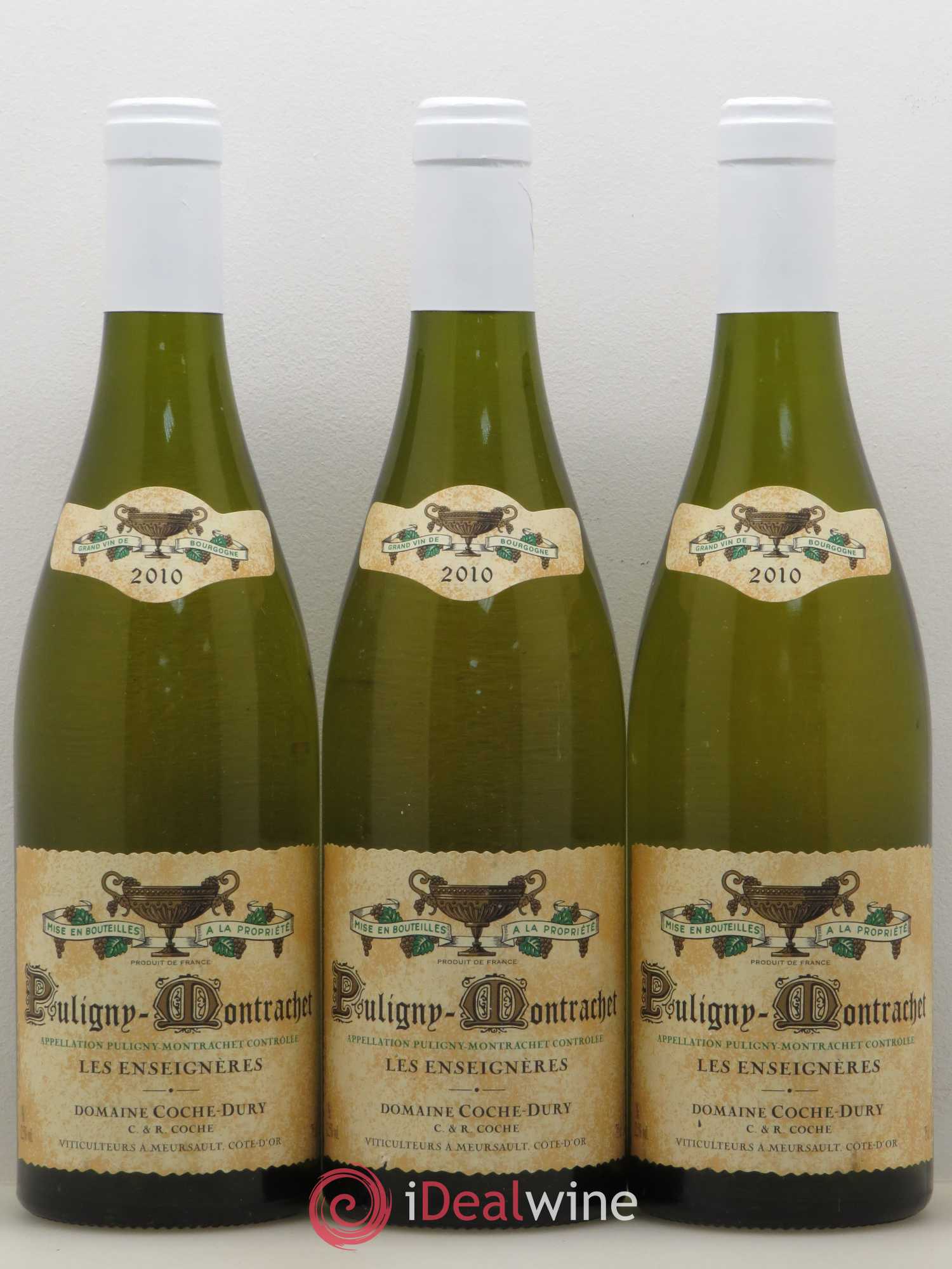 Puligny-Montrachet Les Enseignères Coche Dury (Domaine) 2010 - Lot de 3 bouteilles - 0