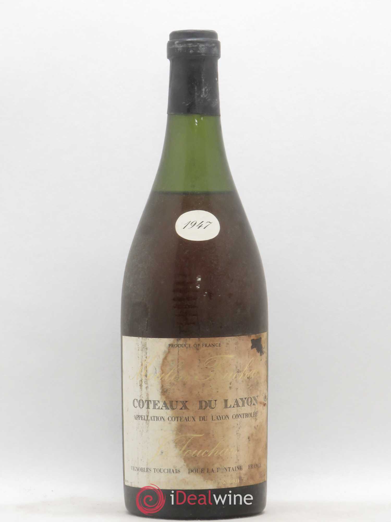 Coteaux du Layon Moulin Touchais 1947 - Lotto di 1 bottiglia - 0