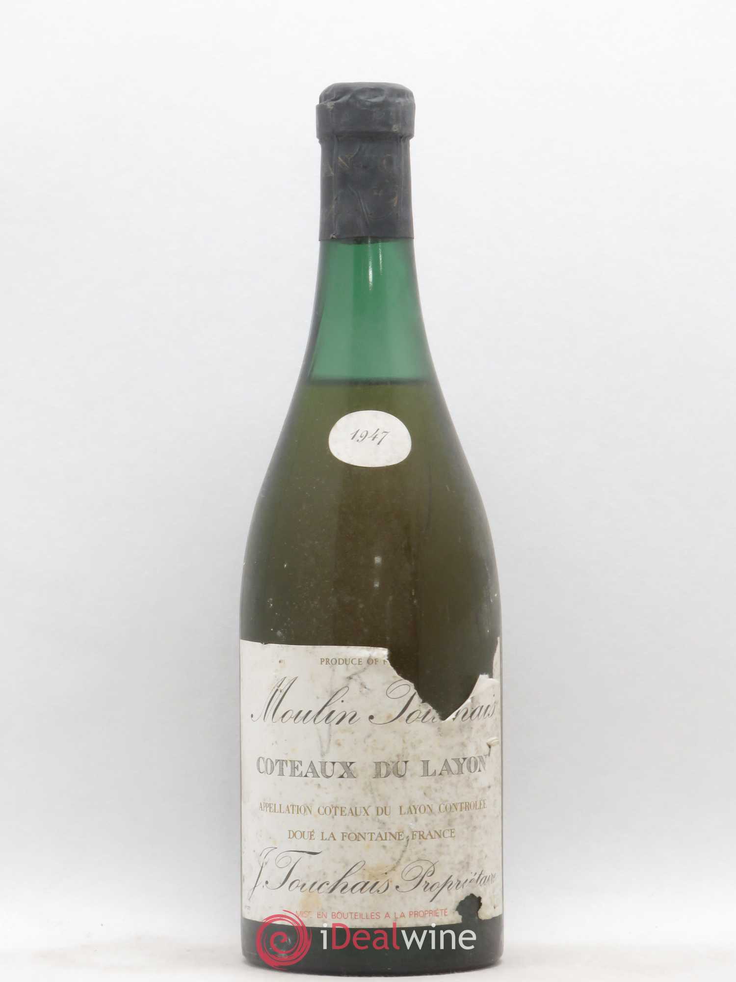 Coteaux du Layon Moulin Touchais 1947 - Lotto di 1 bottiglia - 0