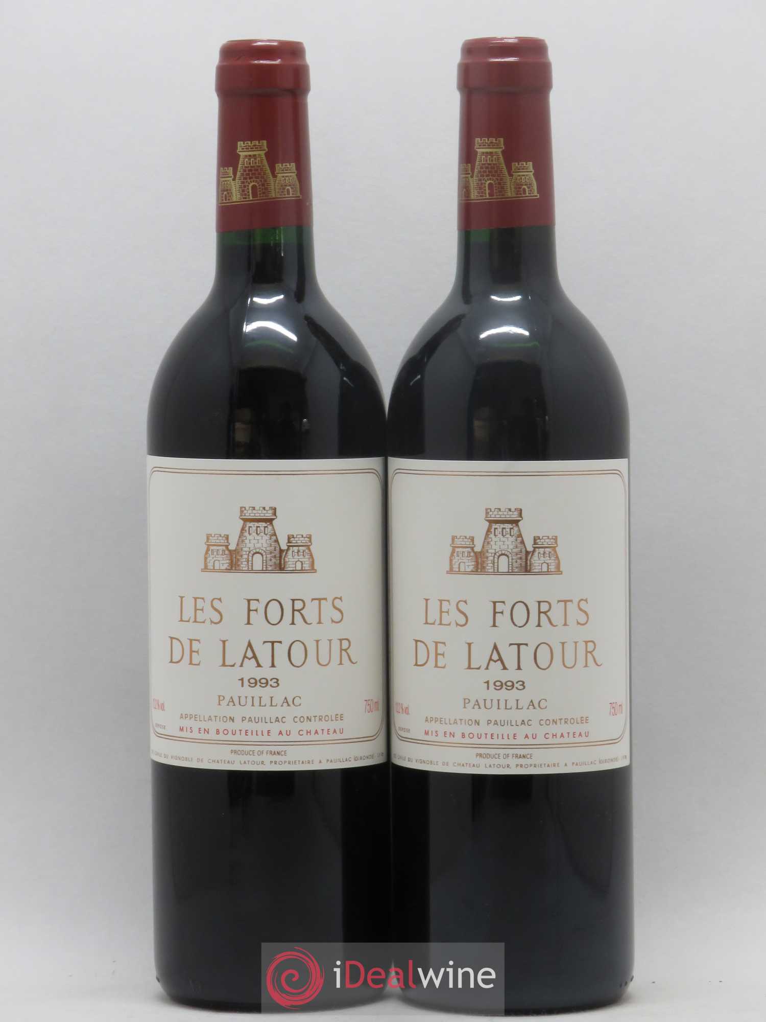 Les Forts de Latour Second Vin 1993 - Lot de 2 bouteilles - 0