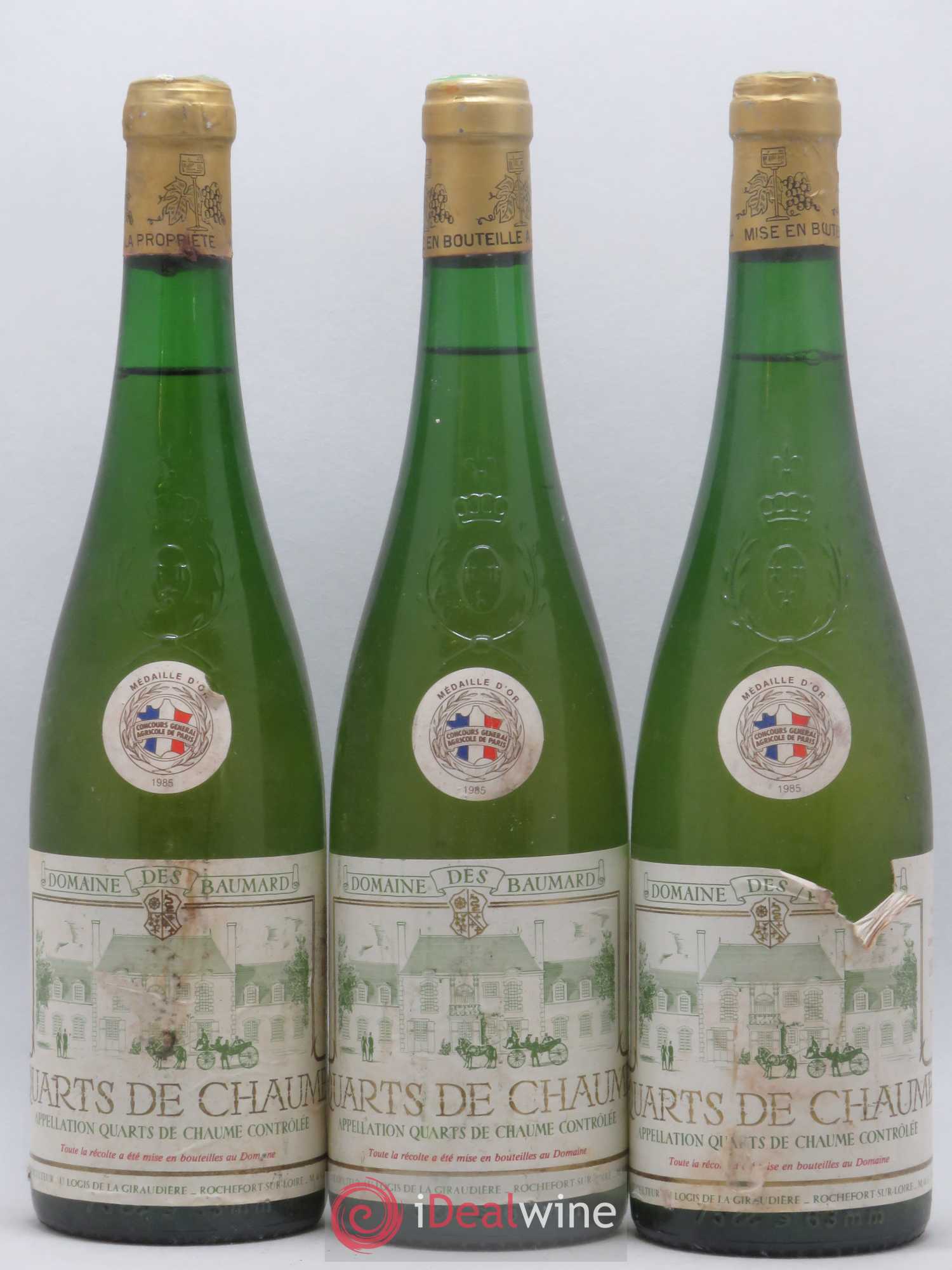 Quarts de Chaume Baumard (Domaine des) 1984 - Lotto di 3 bottiglie - 0