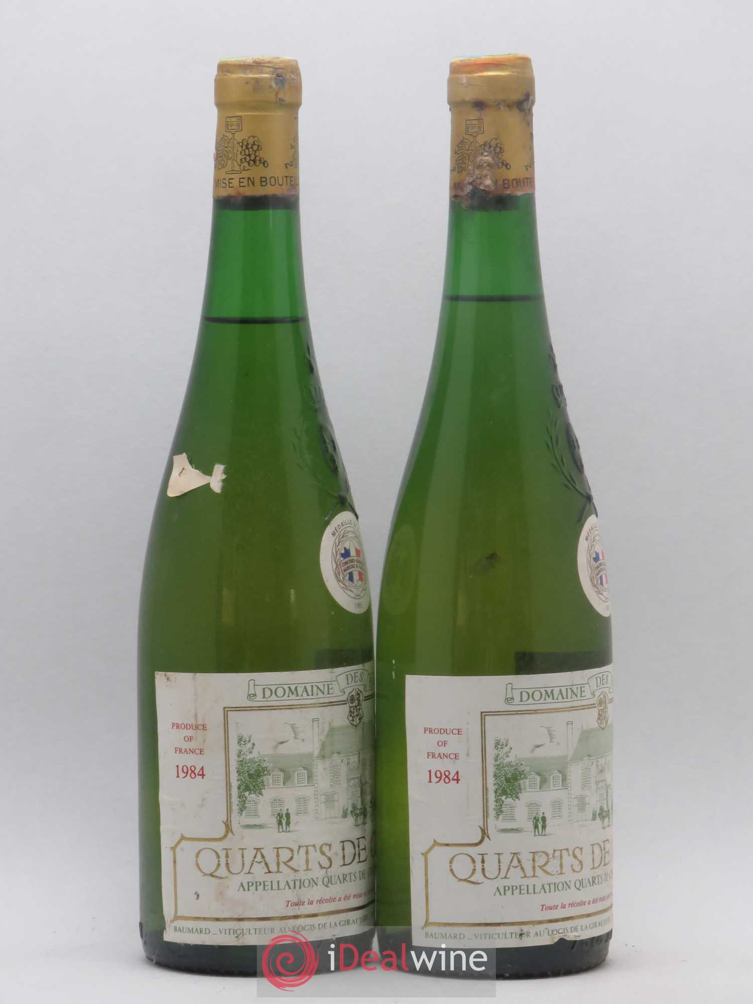 Quarts de Chaume Baumard (Domaine des) 1984 - Lotto di 2 bottiglie - 1