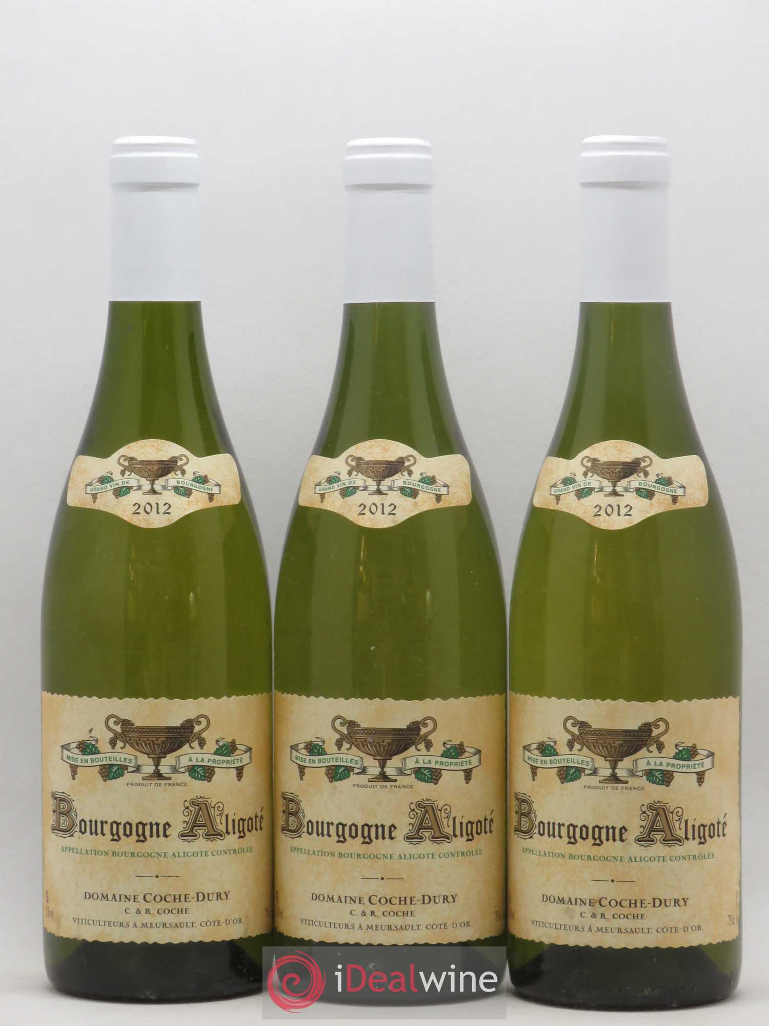 Bourgogne Aligoté Coche Dury (Domaine) 2012 - Lot de 3 bouteilles - 0