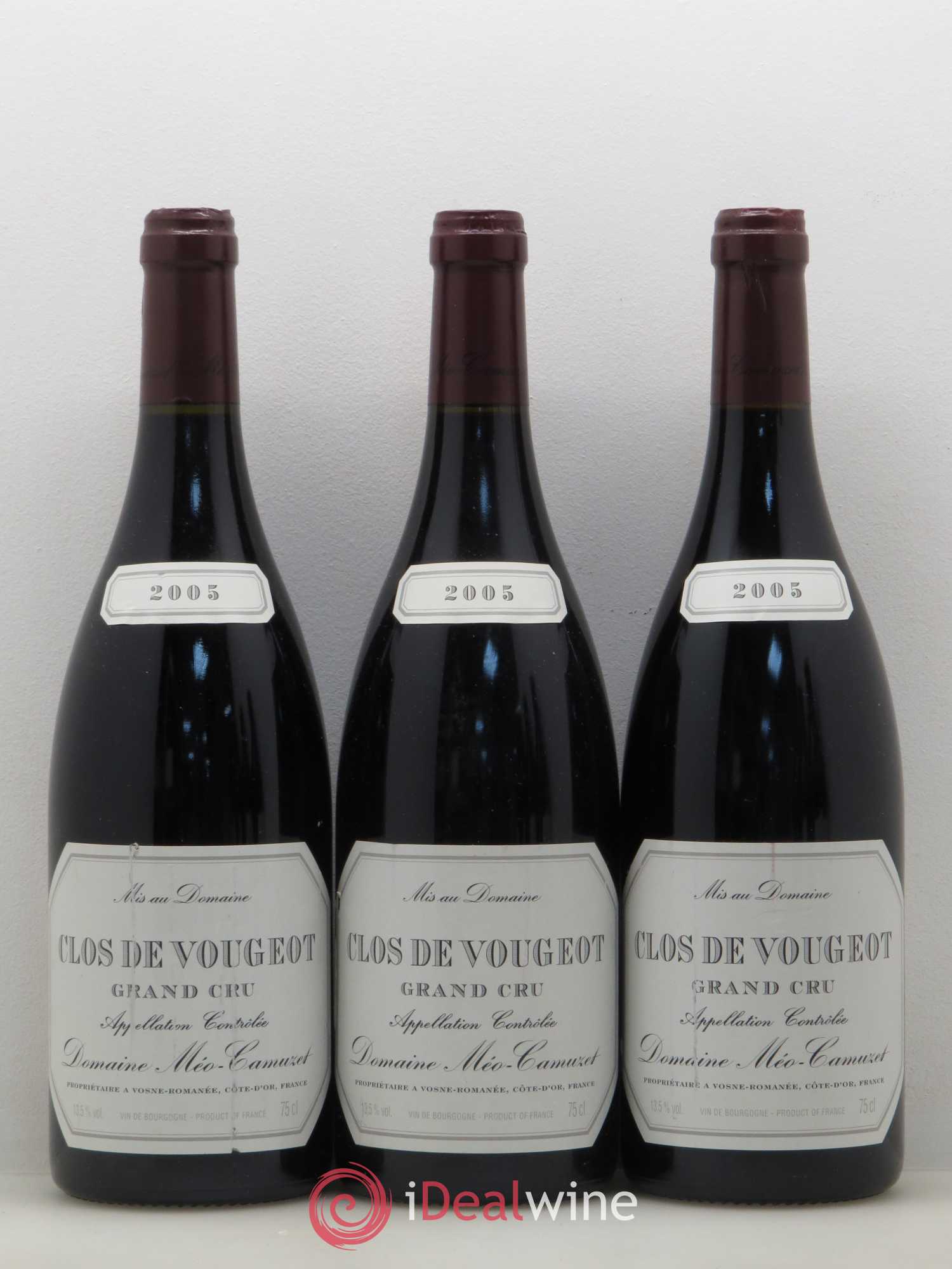 Clos de Vougeot Grand Cru Méo-Camuzet (Domaine) 2005 - Lot de 6 bouteilles - 1