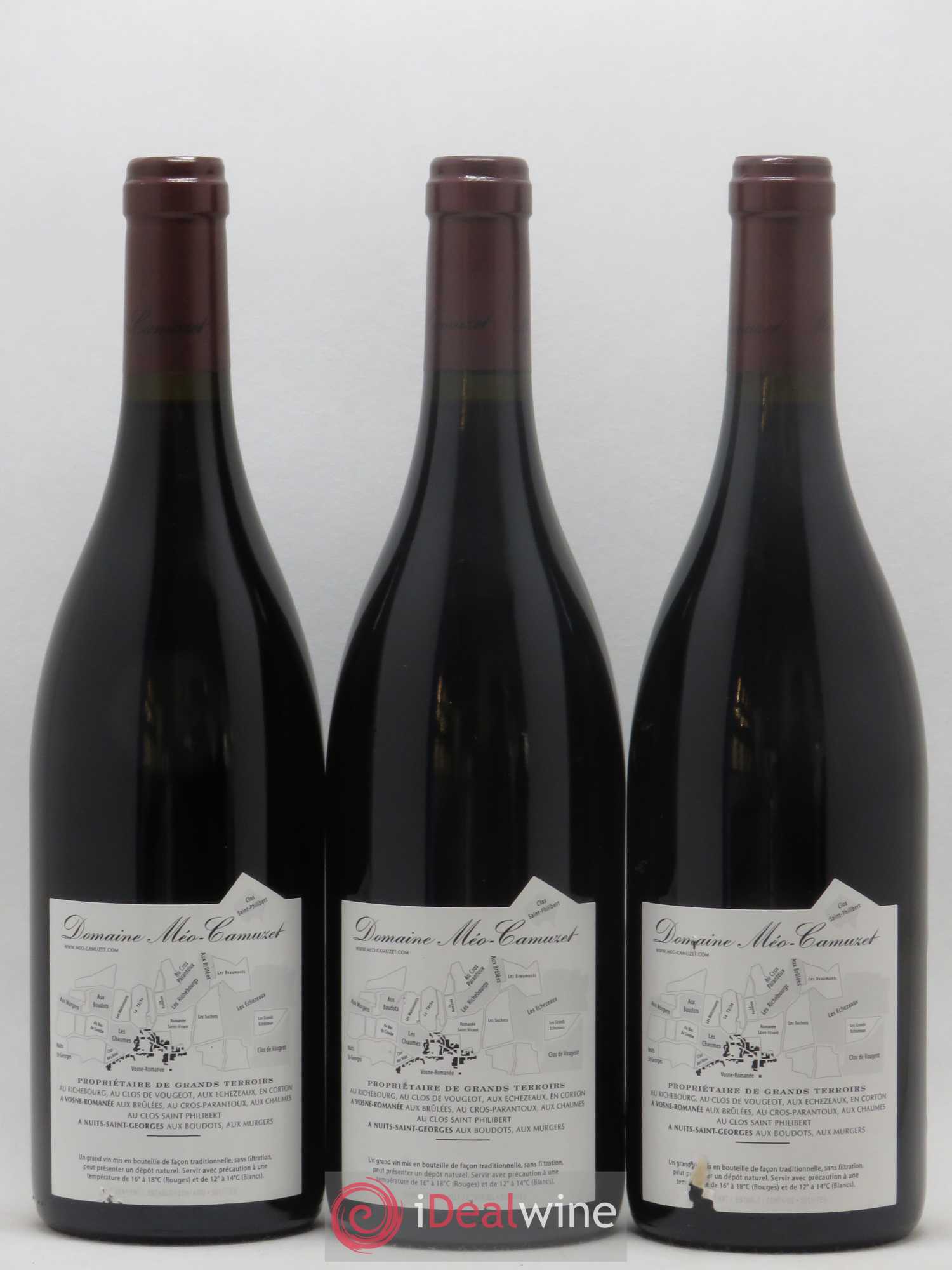Clos de Vougeot Grand Cru Méo-Camuzet (Domaine) 2011 - Lotto di 3 bottiglie - 1