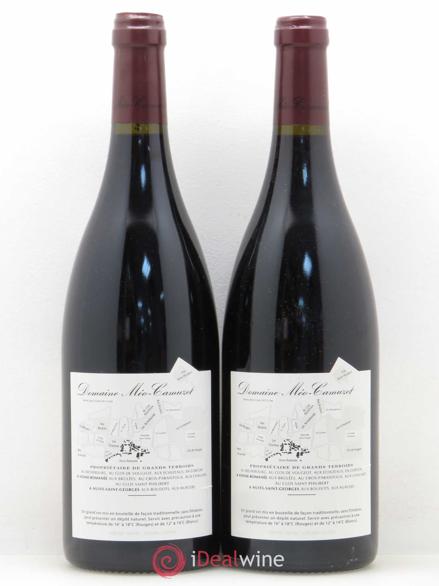 Clos de Vougeot Grand Cru Méo-Camuzet (Domaine) 2005 - Lot de 2 bouteilles - 1