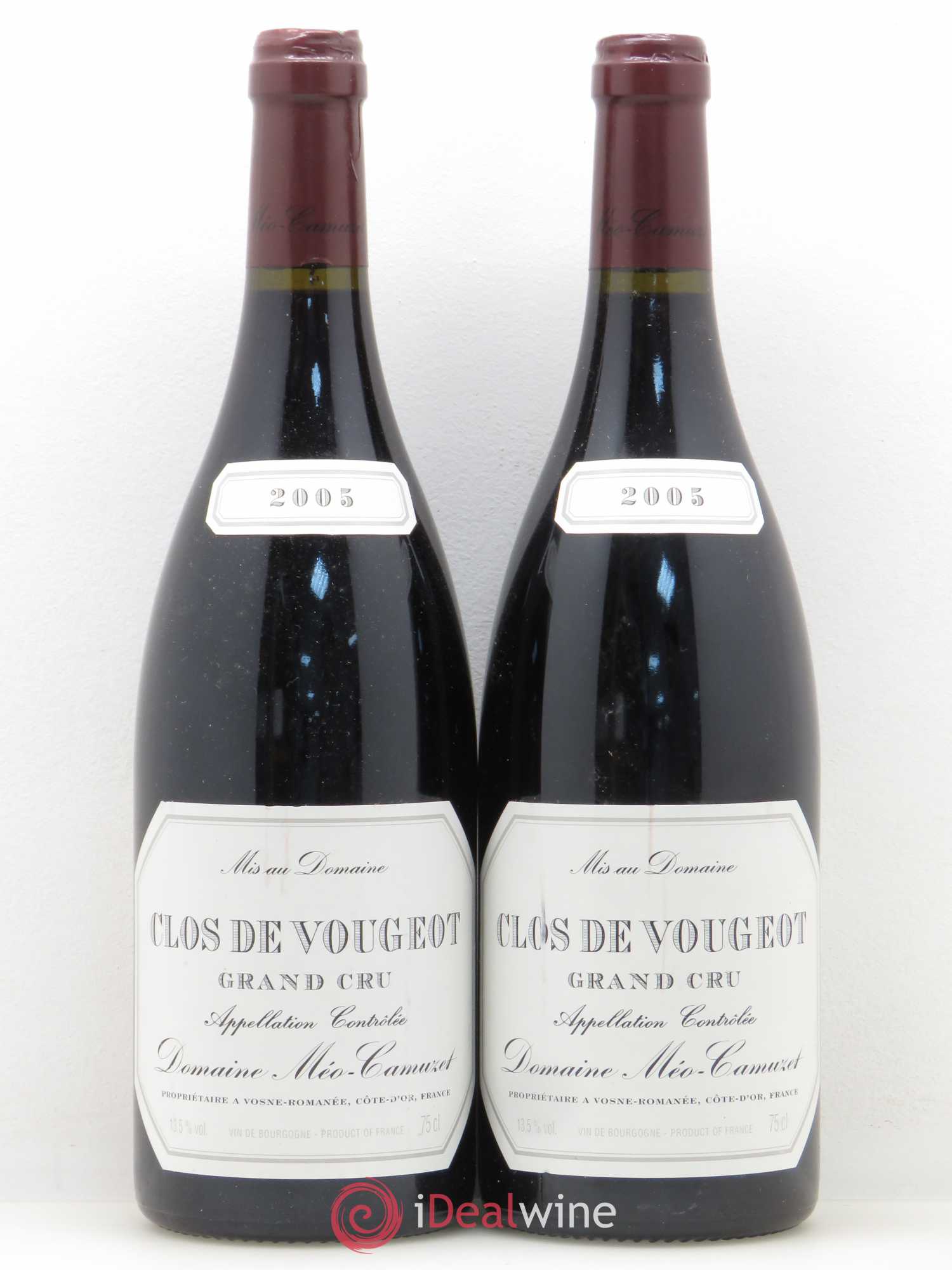 Clos de Vougeot Grand Cru Méo-Camuzet (Domaine) 2005 - Lot de 2 bouteilles - 0