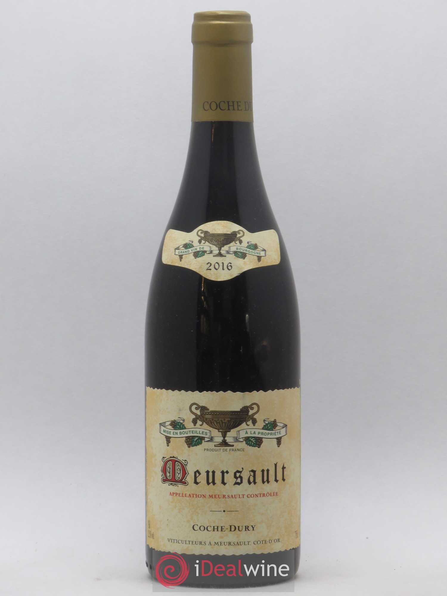 Meursault Coche Dury (Domaine) 2016 - Lot de 1 bouteille - 0