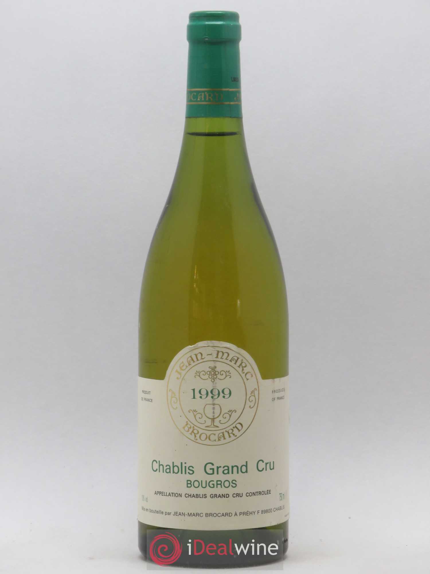 Chablis Grand Cru Bougros Jean Marc Brocard 1999 - Posten von 1 Flasche - 0