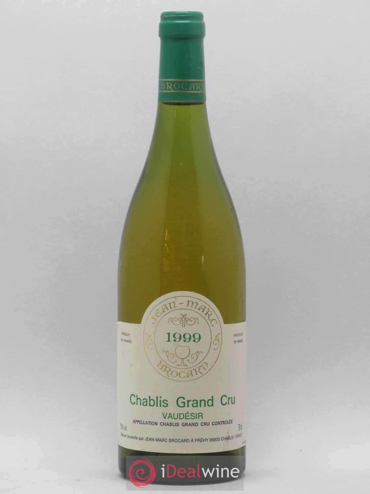 Chablis Grand Cru Vaudésir Jean Marc Brocard 1999 - Posten von 1 Flasche - 0