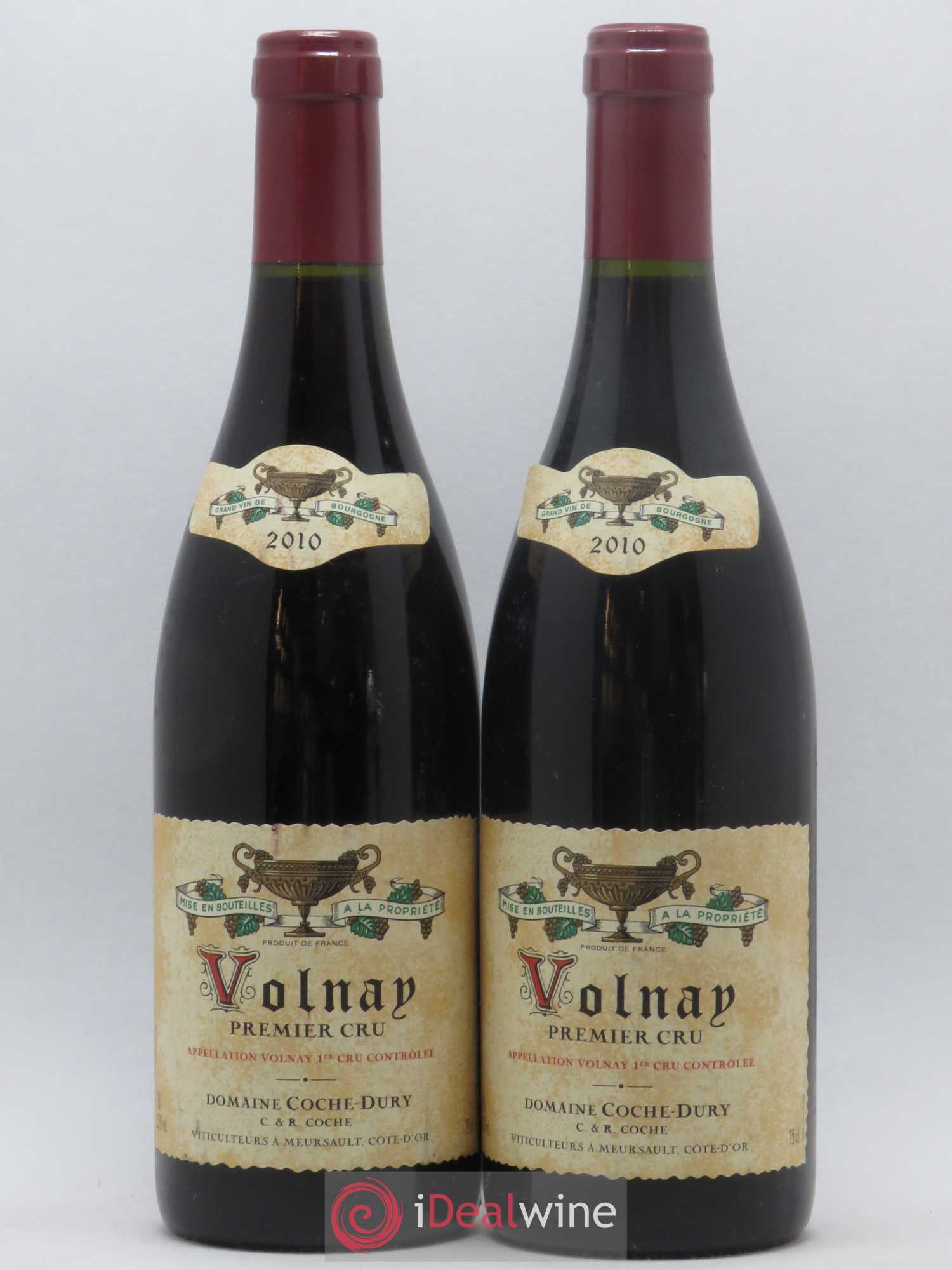 Volnay 1er Cru Coche Dury (Domaine) 2010 - Lot de 2 bouteilles - 0