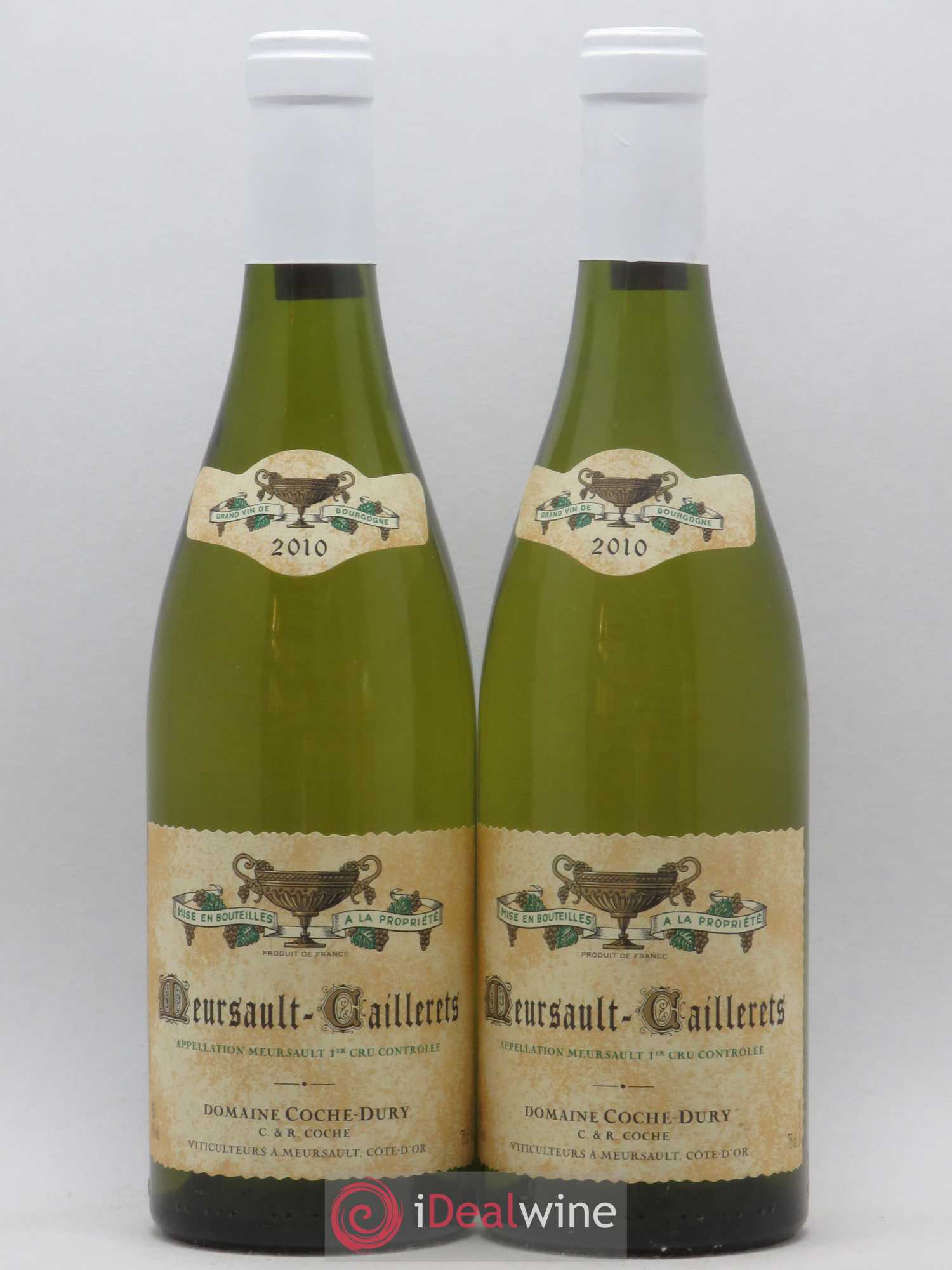 Meursault 1er Cru Caillerets Coche Dury (Domaine) 2010 - Lot de 2 bouteilles - 0