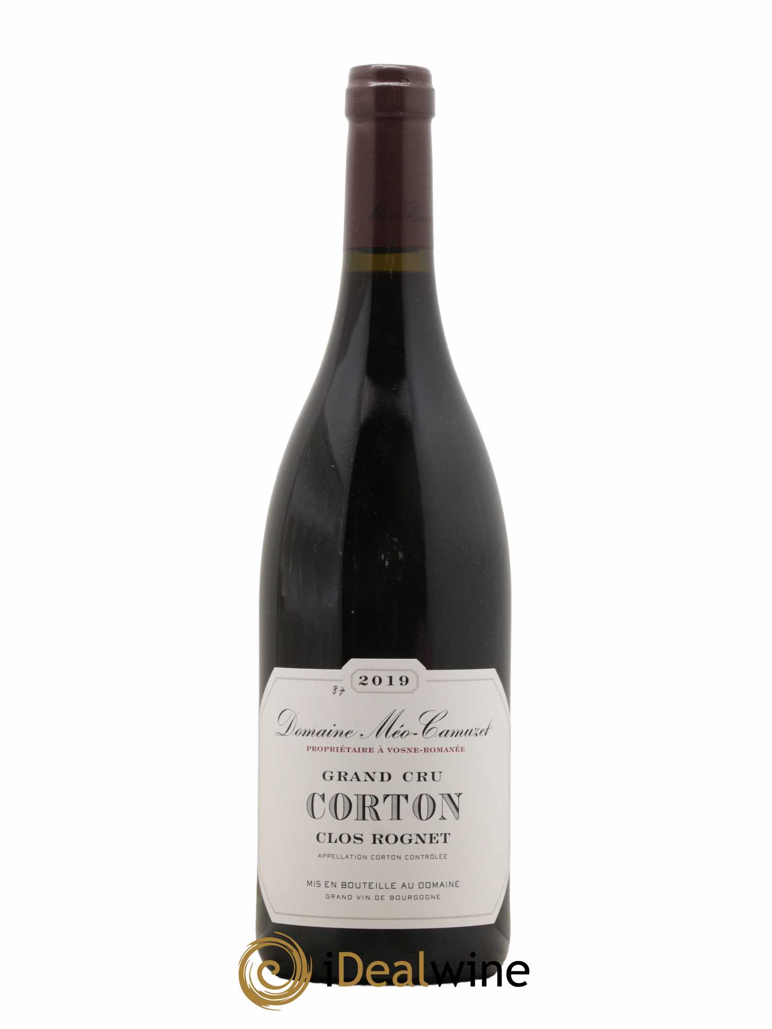 Corton Grand Cru Clos Rognet Méo-Camuzet (Domaine) 2019 - Lot de 1 bouteille - 0