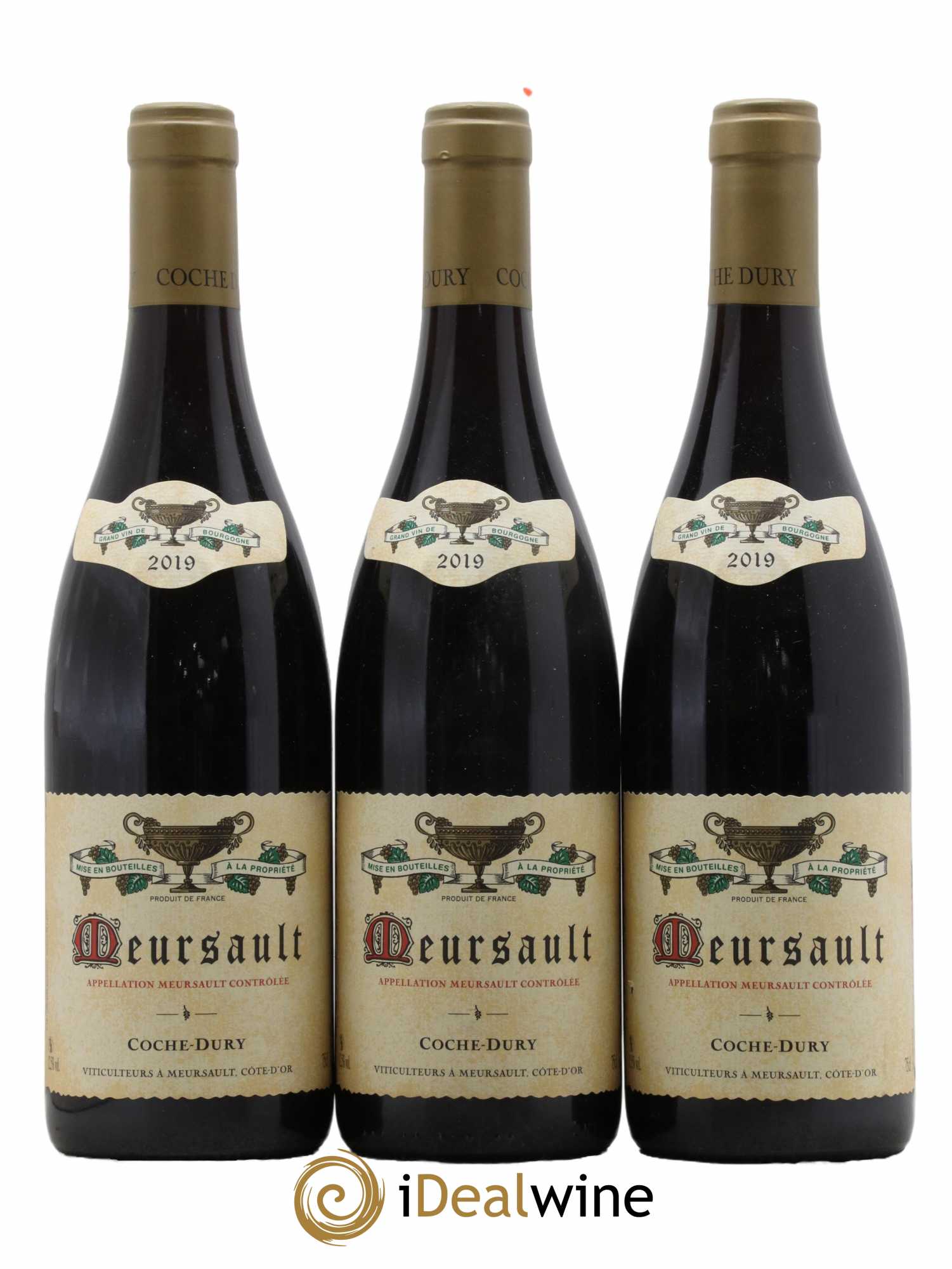 Meursault Coche Dury (Domaine) 2019 - Lot de 3 bouteilles - 0