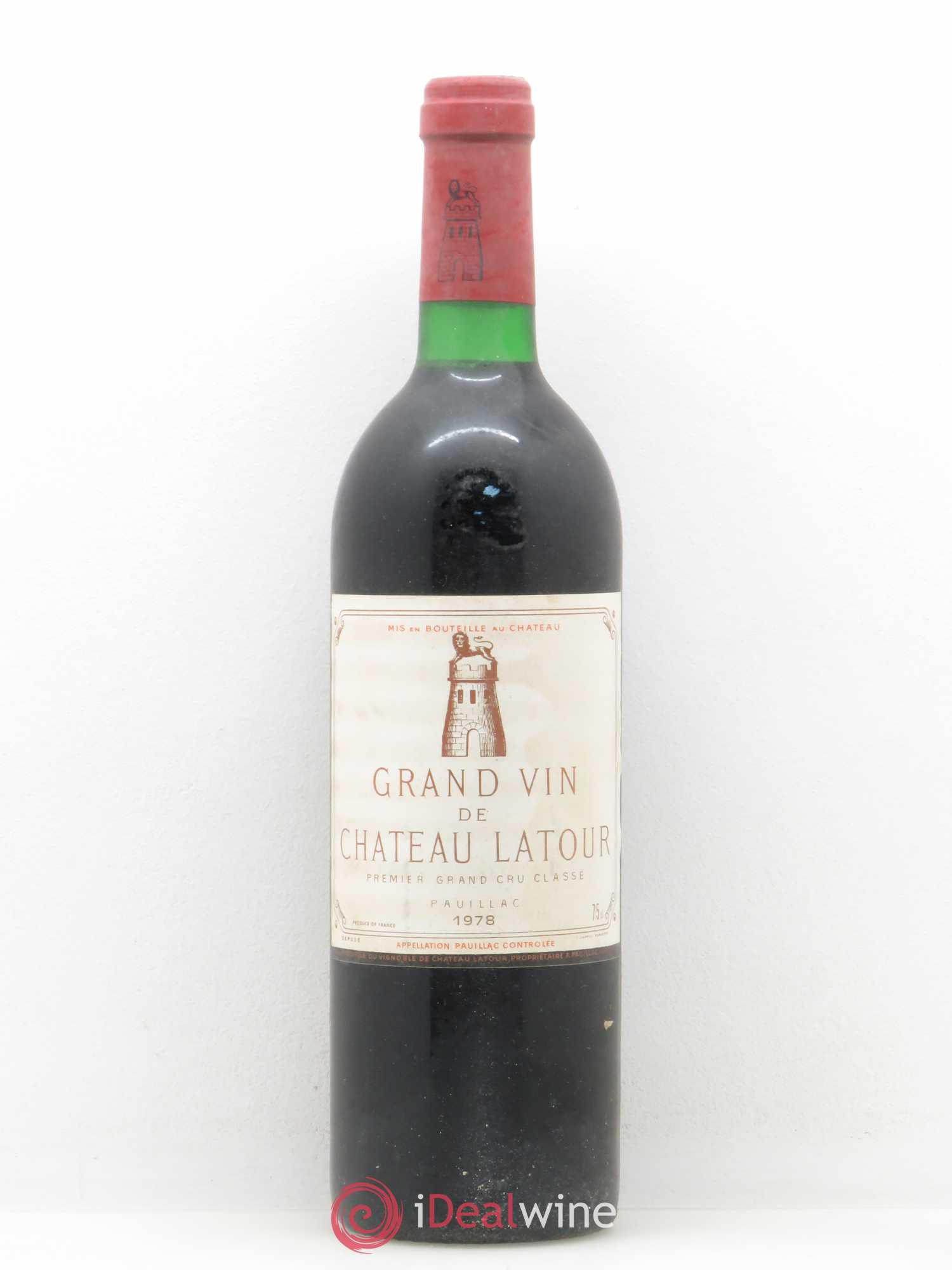 Château Latour 1er Grand Cru Classé 1978 - Lot de 1 bouteille - 0