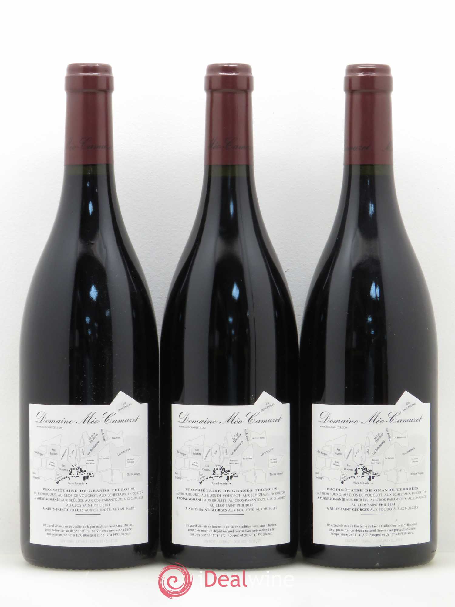 Corton Grand Cru Clos Rognet Méo-Camuzet (Domaine) 2009 - Lot de 3 bouteilles - 1