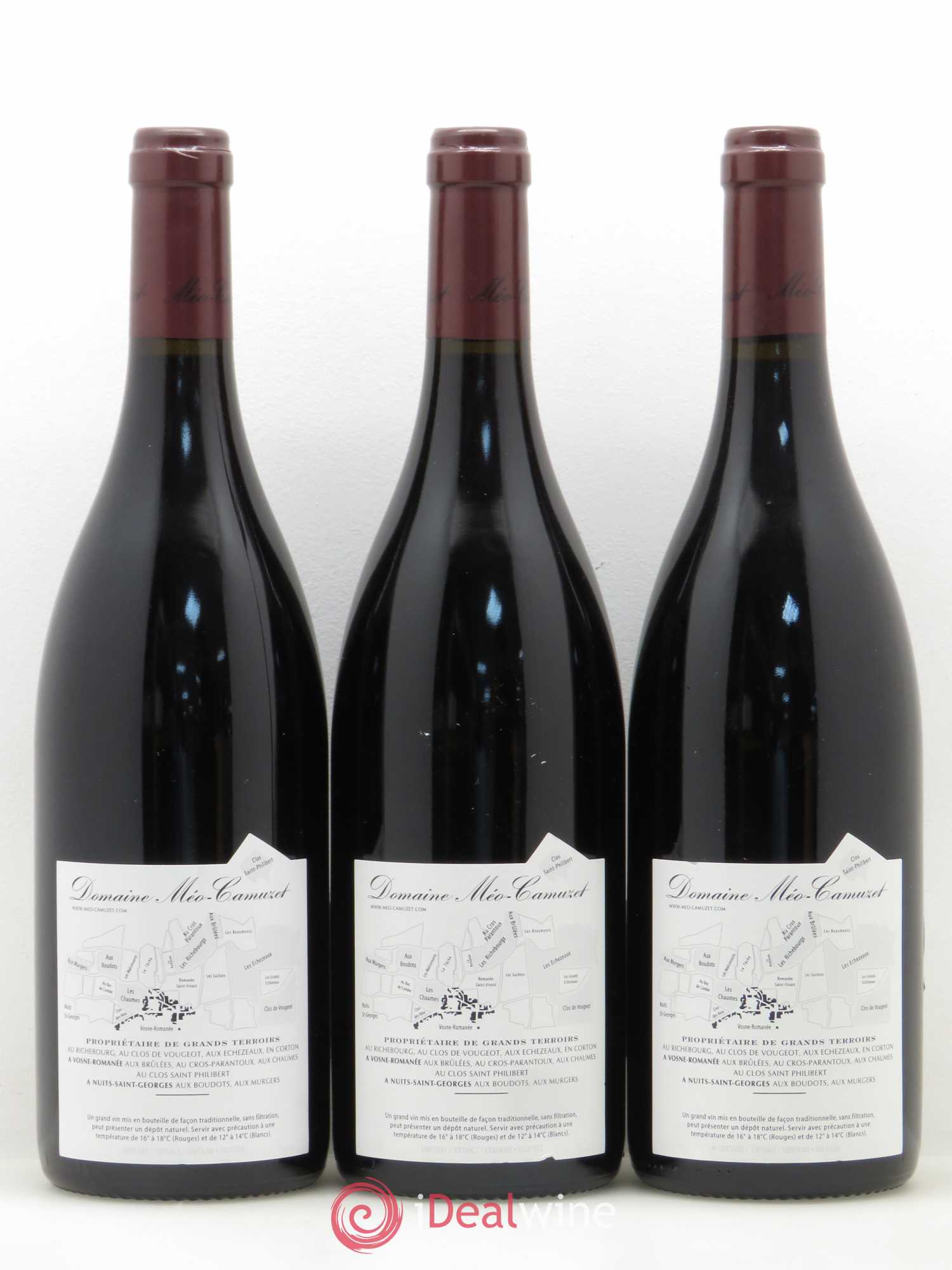 Corton Grand Cru Clos Rognet Méo-Camuzet (Domaine) 2011 - Lot de 3 bouteilles - 1