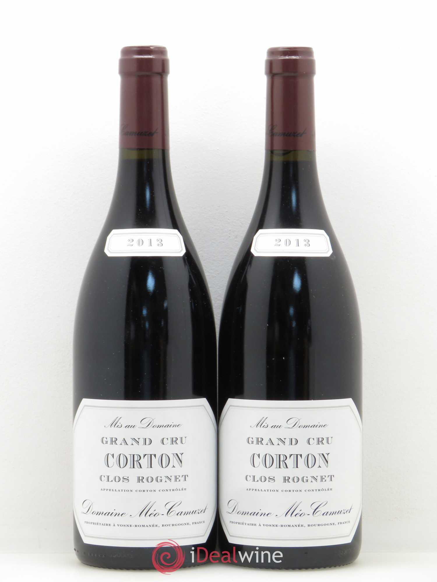 Corton Grand Cru Clos Rognet Méo-Camuzet (Domaine) 2013 - Lot de 2 bouteilles - 0
