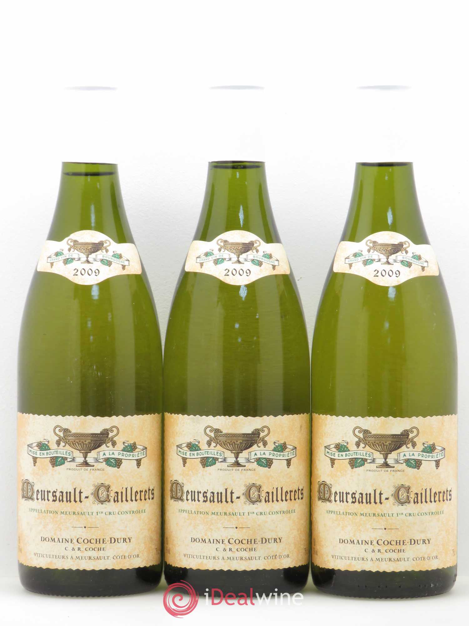 Meursault 1er Cru Caillerets Coche Dury (Domaine) 2009 - Lot de 3 bouteilles - 0