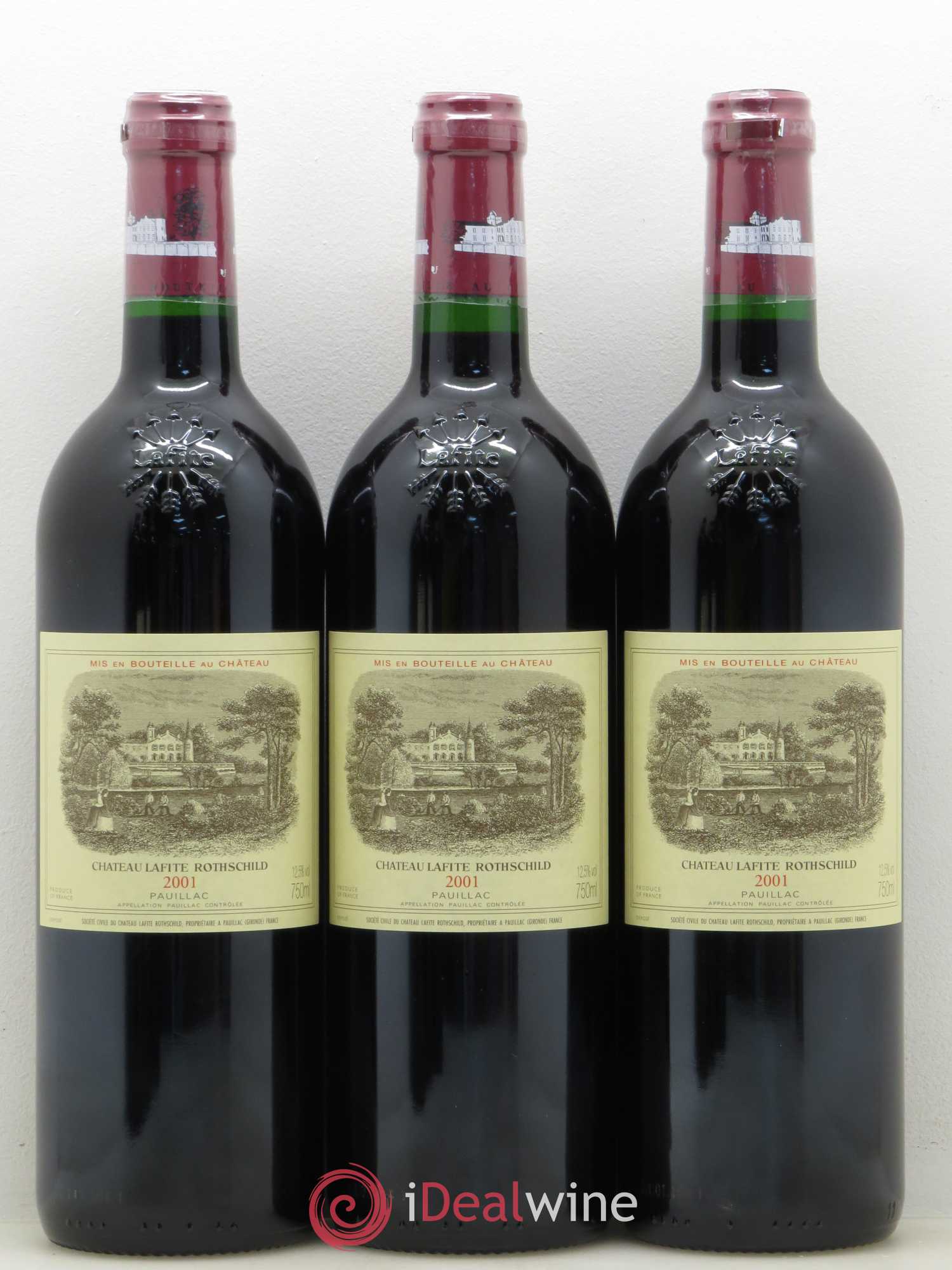 Château Lafite Rothschild 1er Grand Cru Classé 2001 - Lot de 6 bouteilles - 2