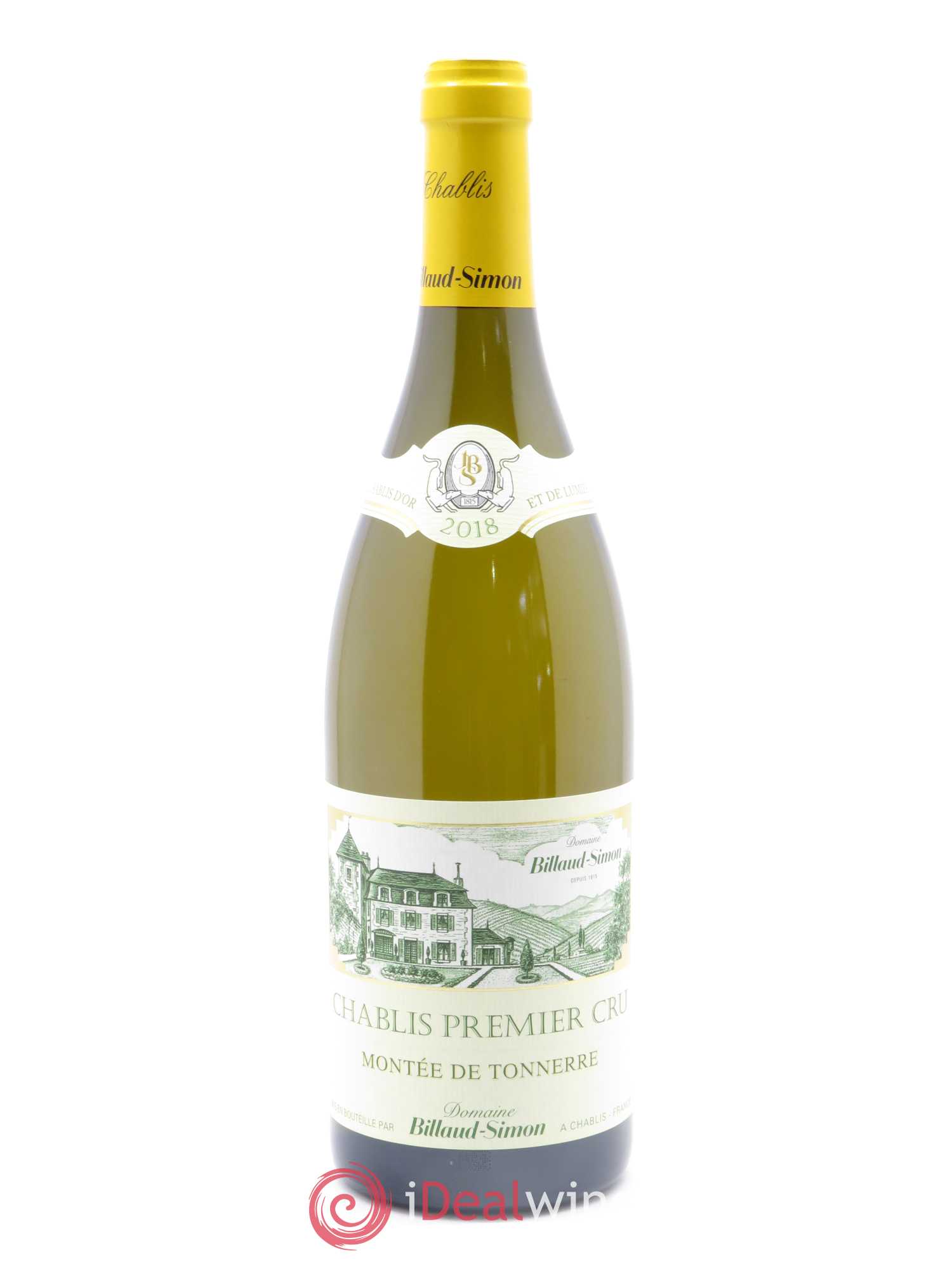 Chablis 1er Cru Montée de Tonnerre Billaud-Simon (Domaine) 2018 - Lot de 1 bouteille - 0