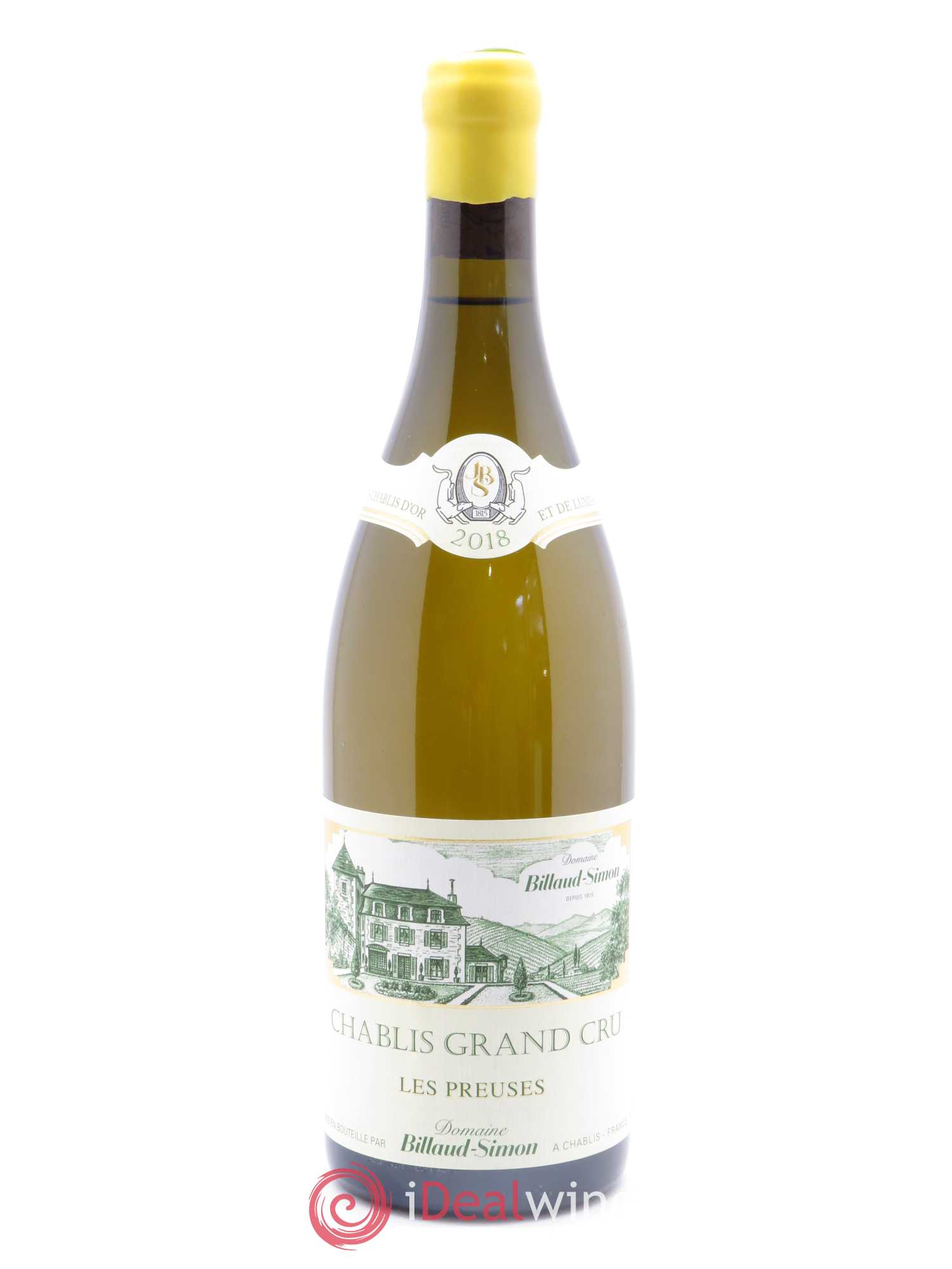 Chablis Grand Cru Les Preuses Billaud-Simon (Domaine) 2018 - Lot de 1 bouteille - 0